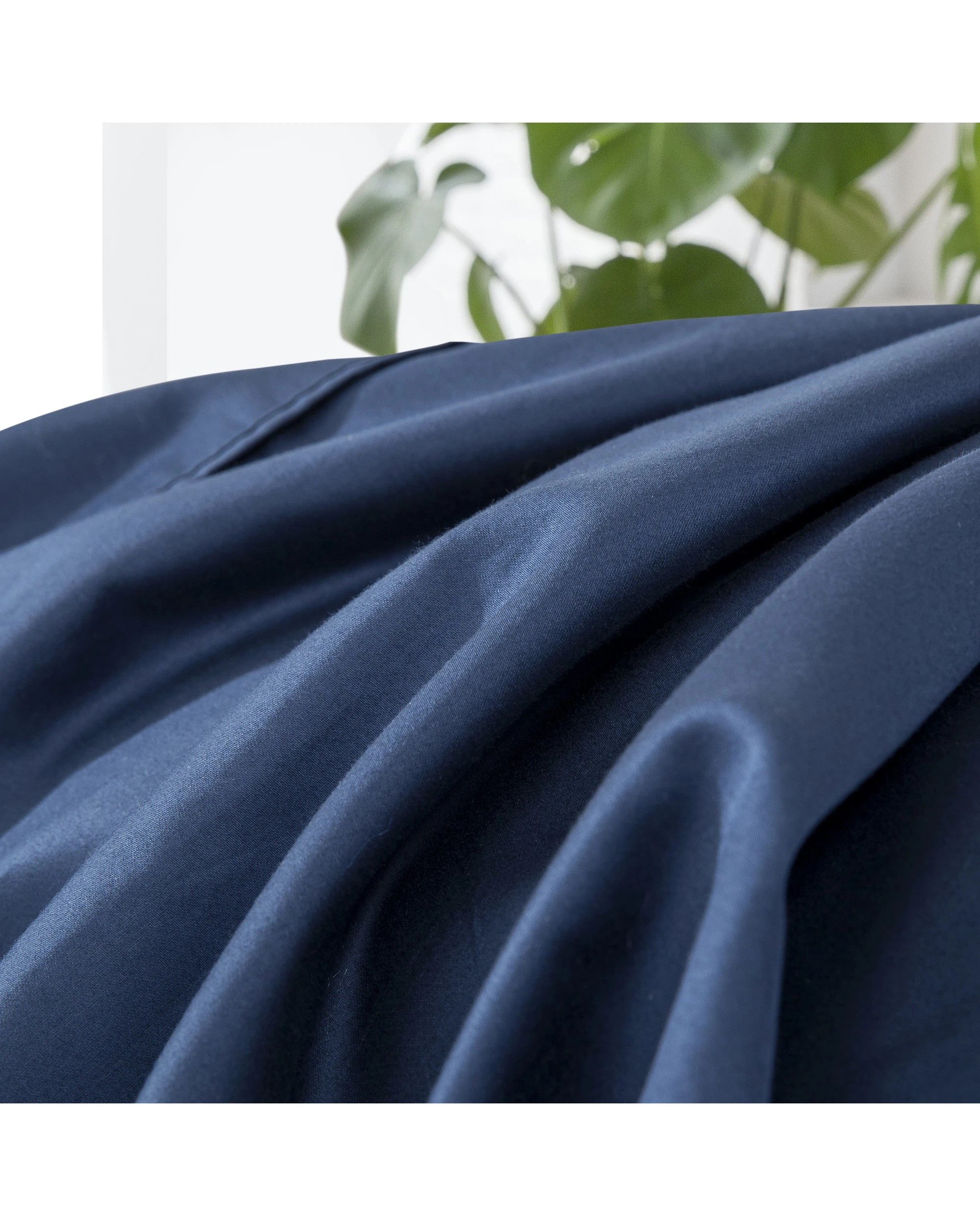 5 ESSN 500TC Cotton Sateen Fitted Sheet Set - King Bed - Navy, 5 of 10