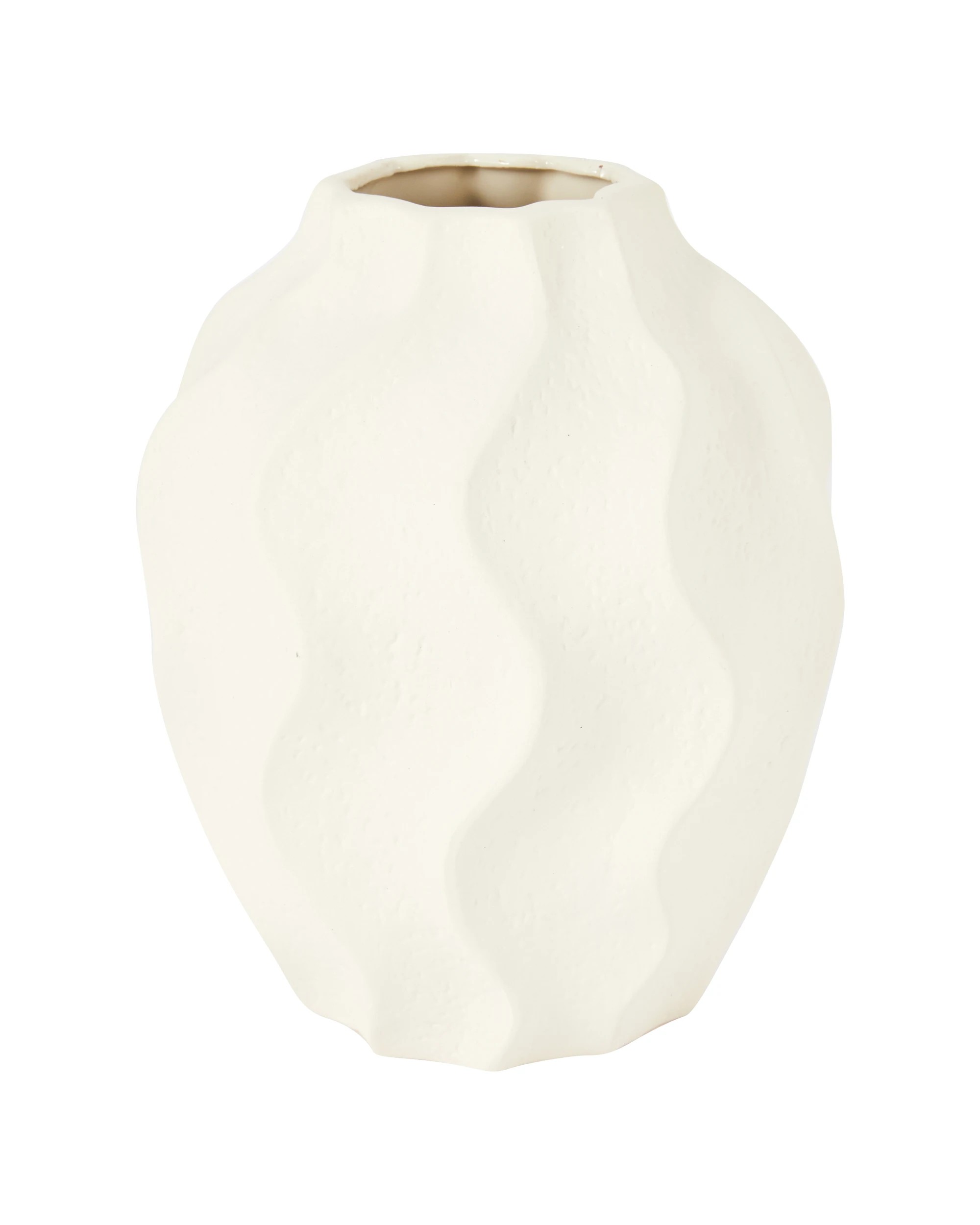 3 Textured Wavy Ceramic Vase, 3 of 5
