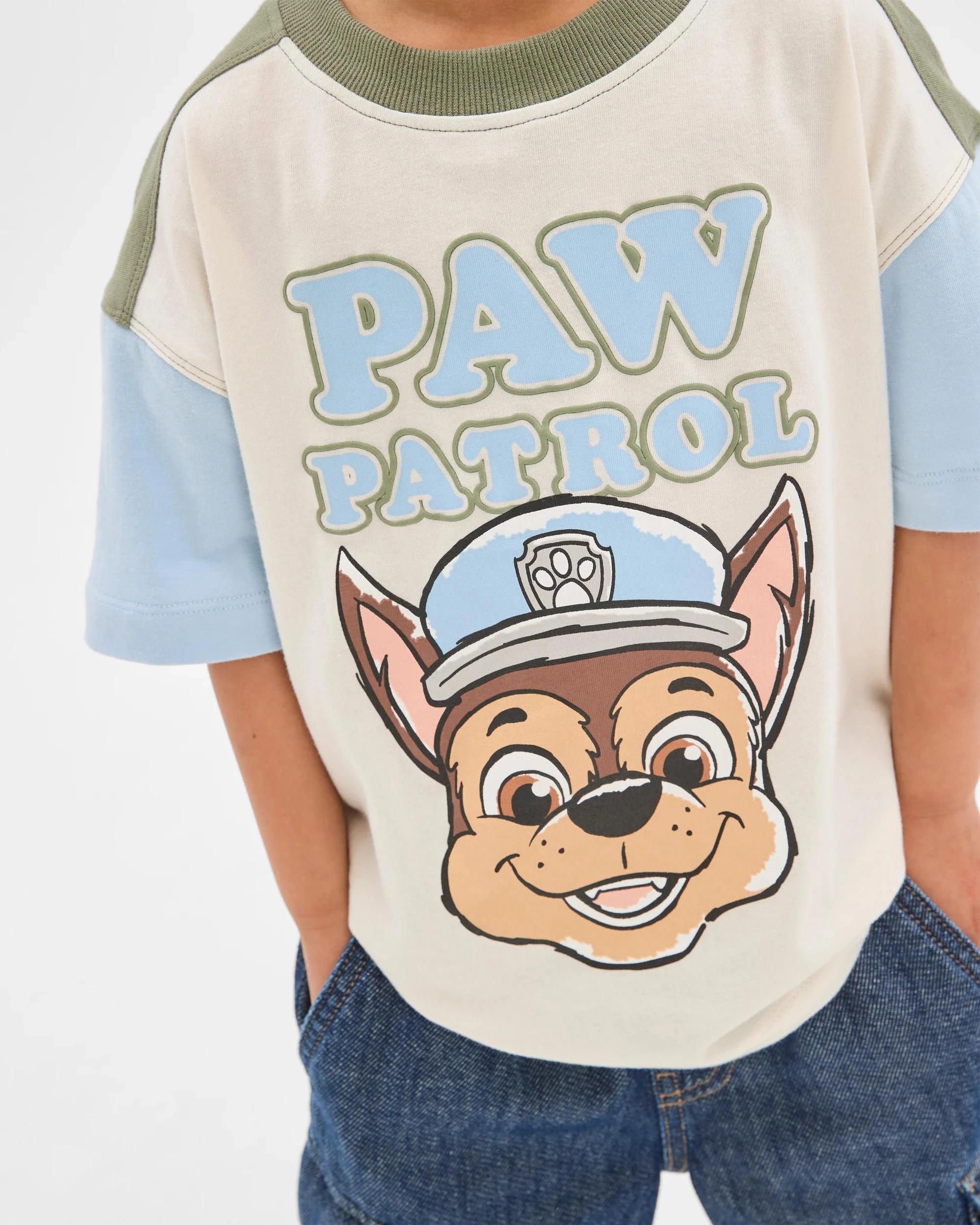 3 Paw Patrol Australian Cotton T-Shirt CREAM, 3 of 7
