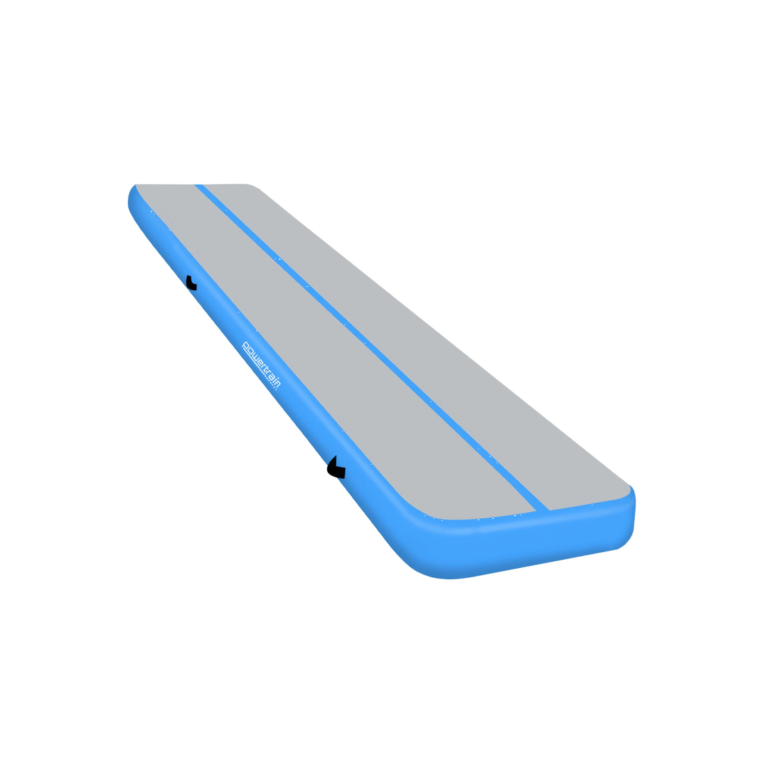 1 Powertrain 7M 20cm Air Track Gymnastics Tumbling Airtrack Exercise Yoga Mat Balance Beam Inflatable - Blue, 1 of 5