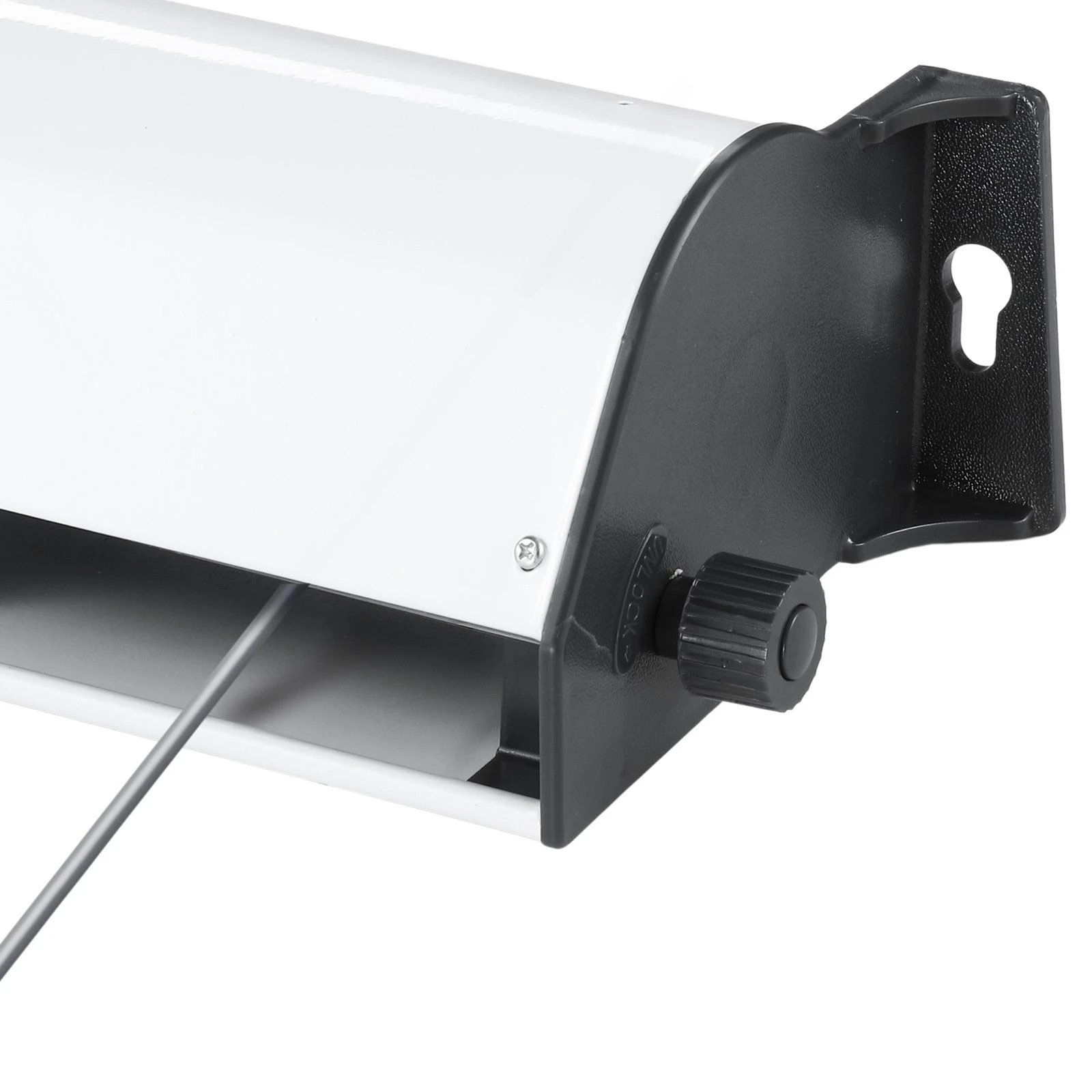 6 Ausway 40m Wall Mounted Washing Clothesline with 5 Retractable Lines, Extendable Laundry Drying Rack Airer, 6 of 6