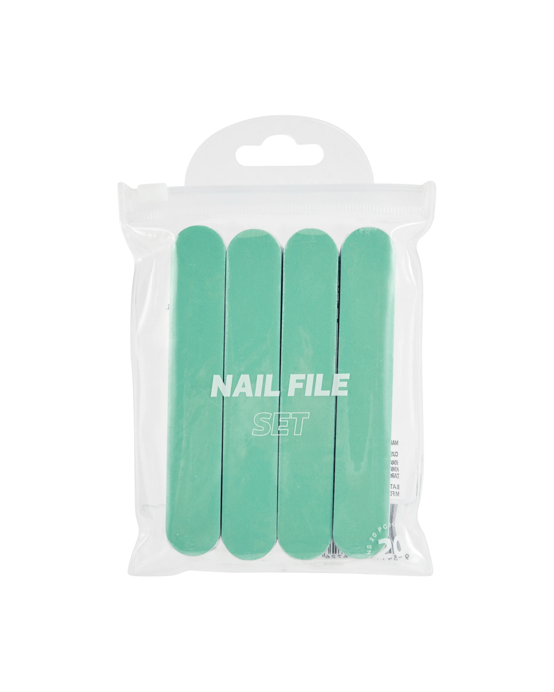 1 OXX Cosmetics 20 Piece Nail File Set - Mint, 1 of 3