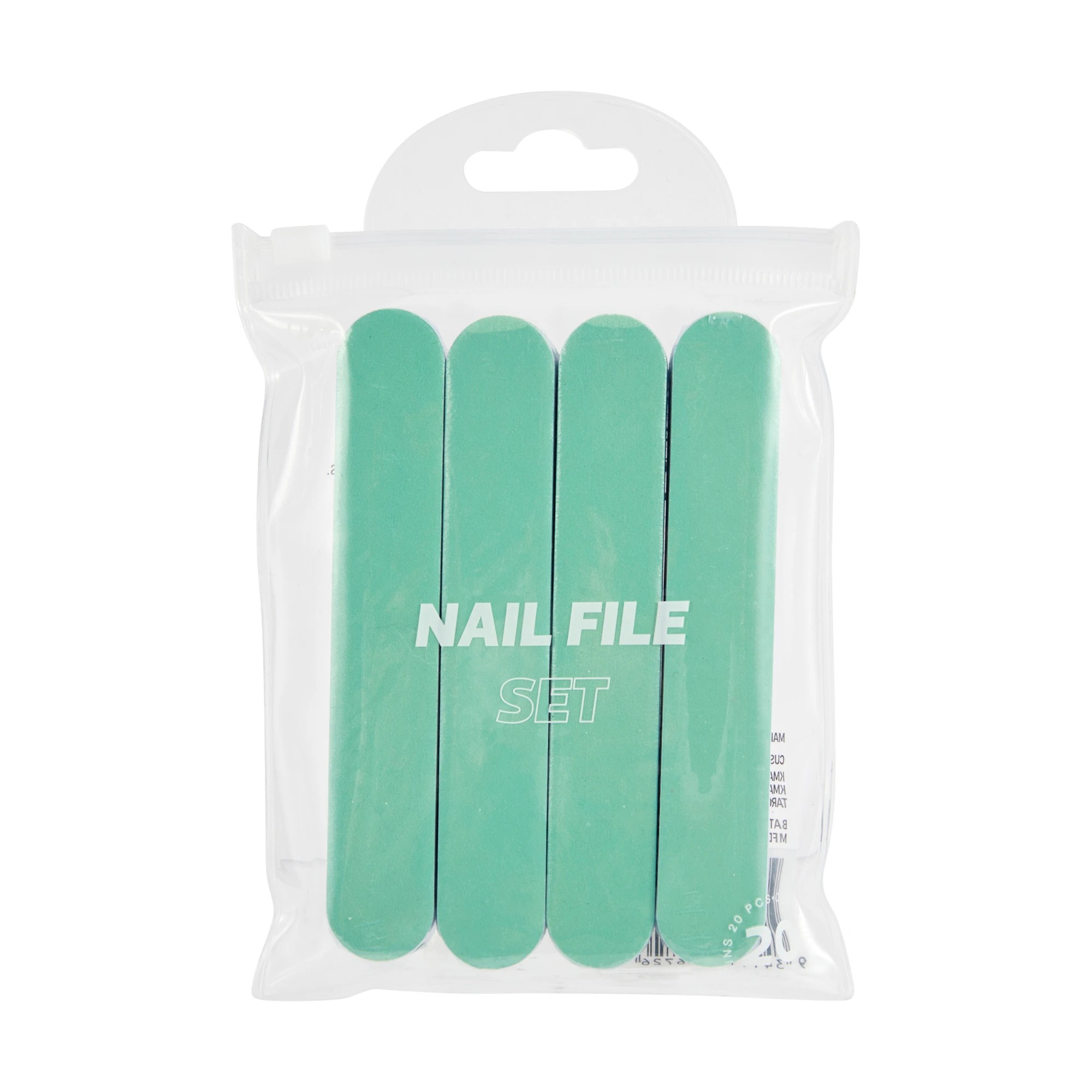 1 OXX Cosmetics 20 Piece Nail File Set - Mint, 1 of 3