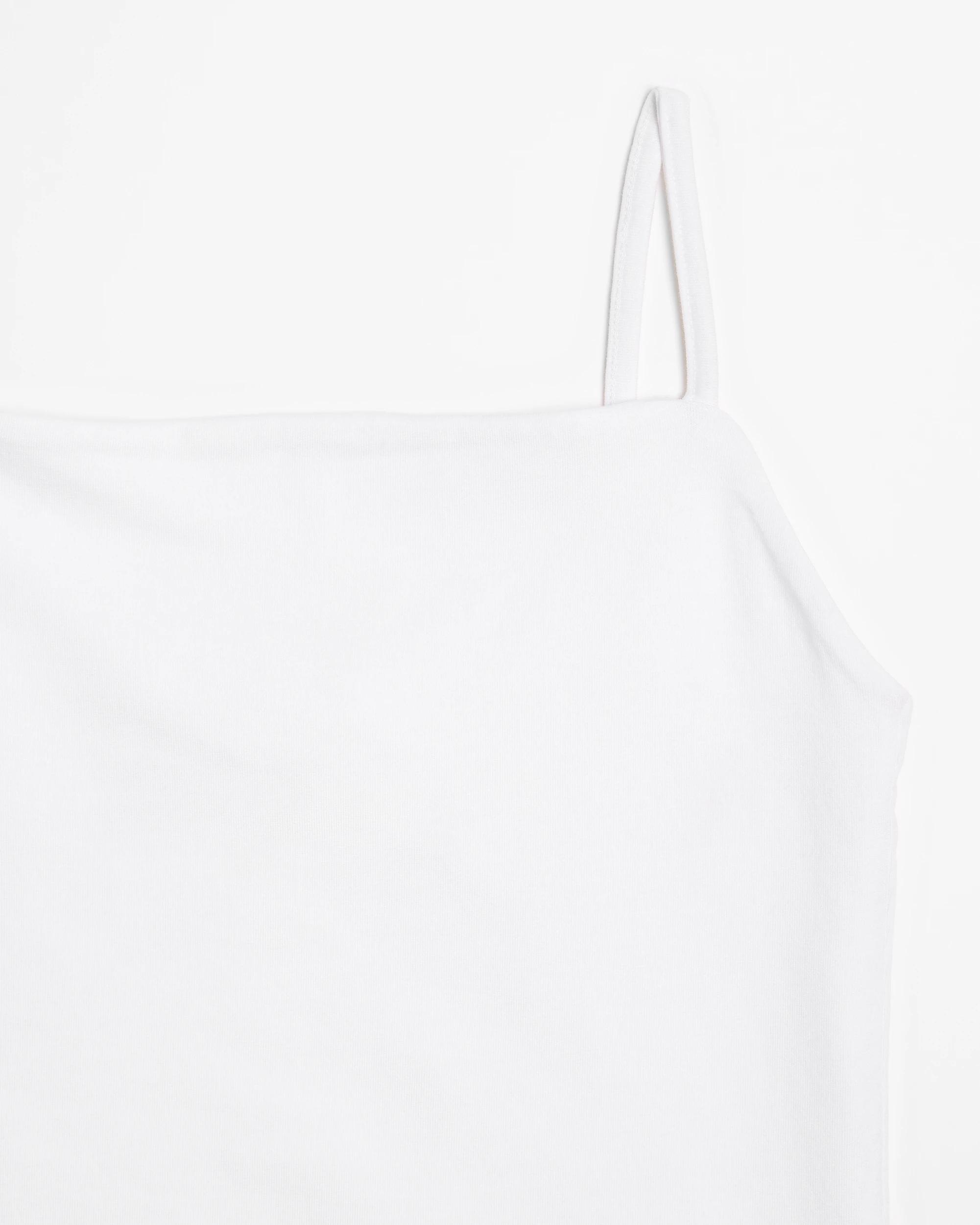 5 Target Australian Cotton Essential 90s Singlet WHITE, 5 of 5