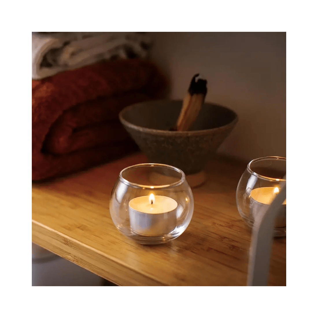 3 BR Home Tealight Candles - 600-Pack with 4-Hour Burn Time and Smokeless Crystal Wax, 3 of 6