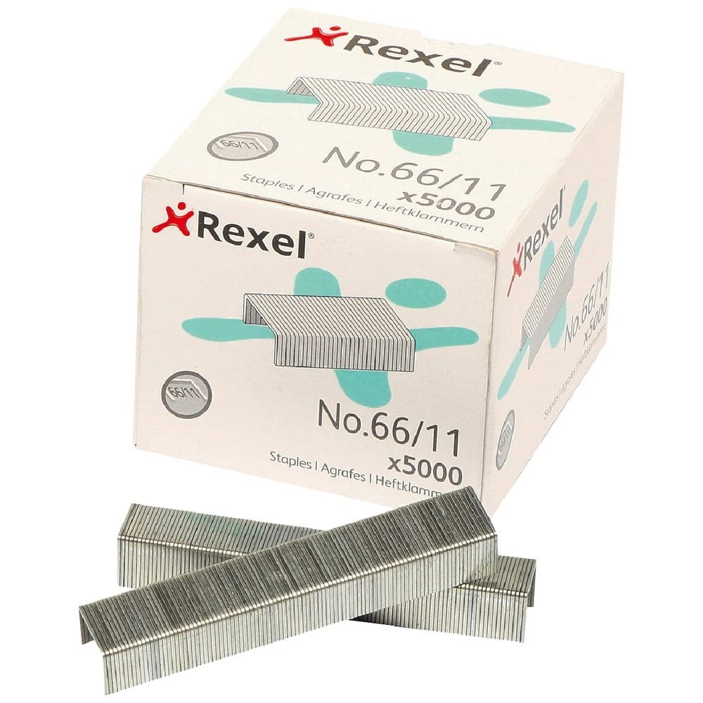 1 Rexel 66/11 Staples 5000 Pack, 1 of 2