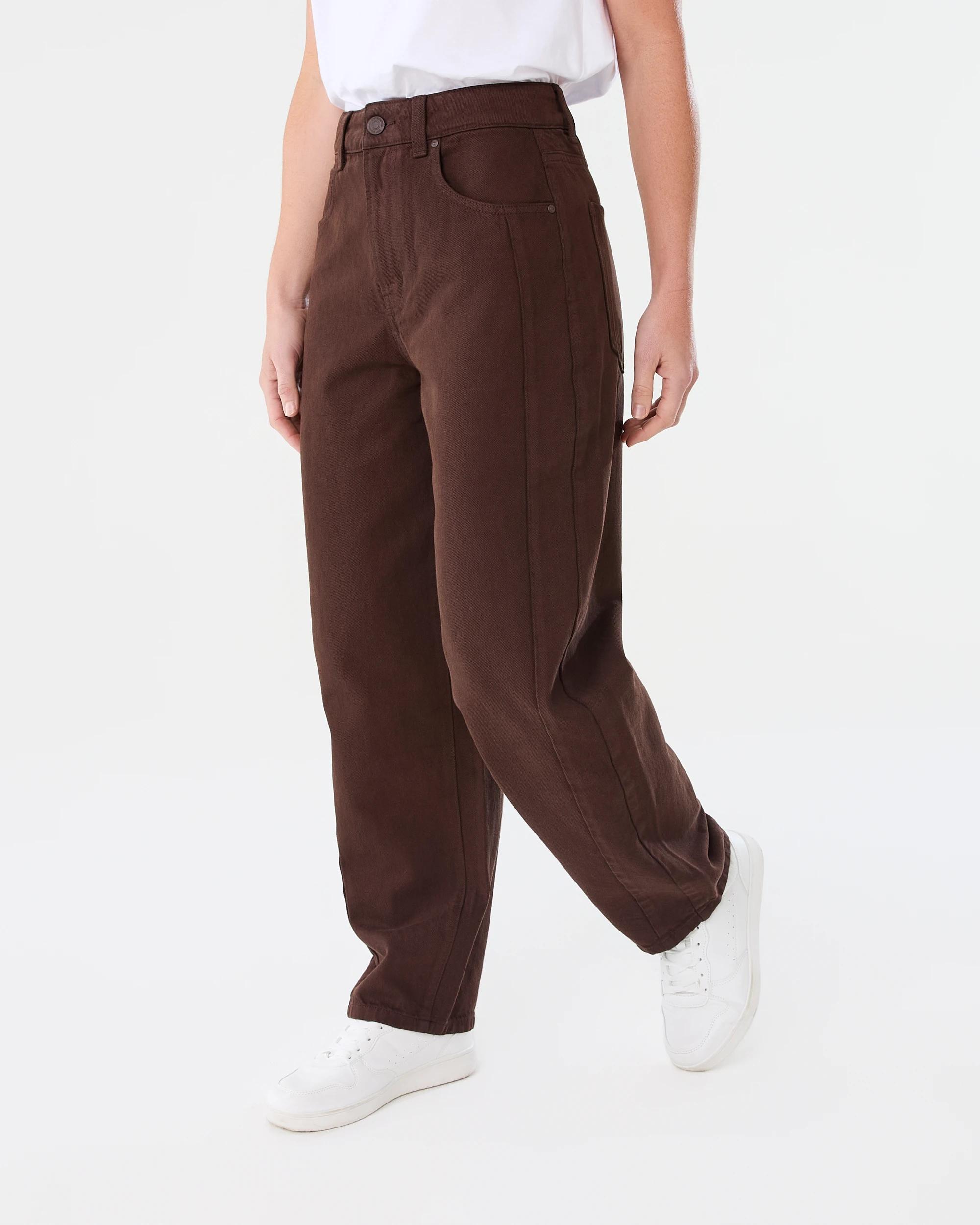 2 Barrel Leg Jeans Melt Brown, 2 of 7