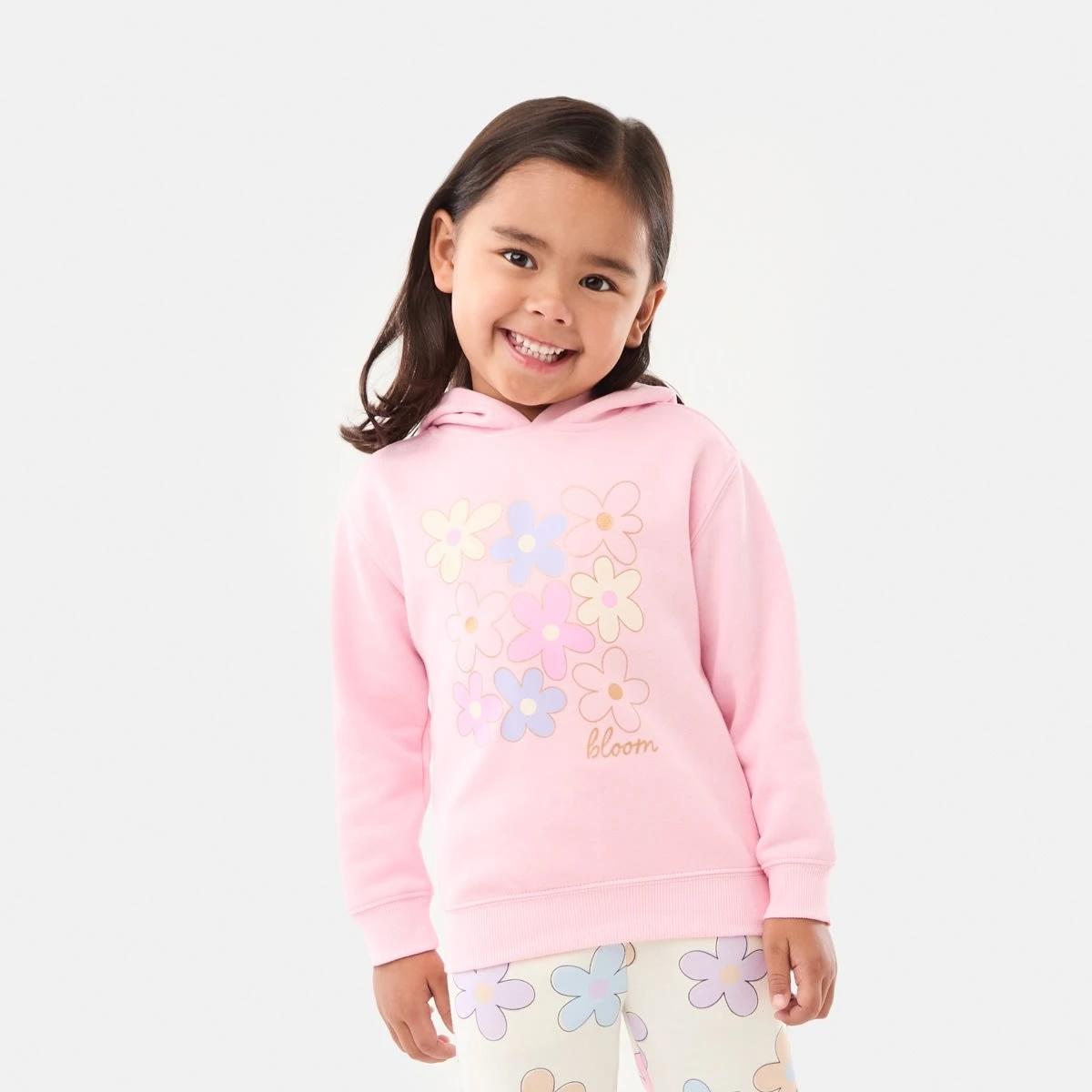 1 Printed Hoodie Floral, 1 of 8