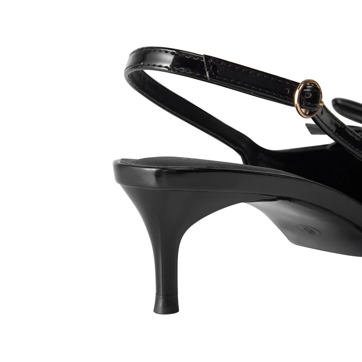 5 Slingback Kitten Heels Black, 5 of 5