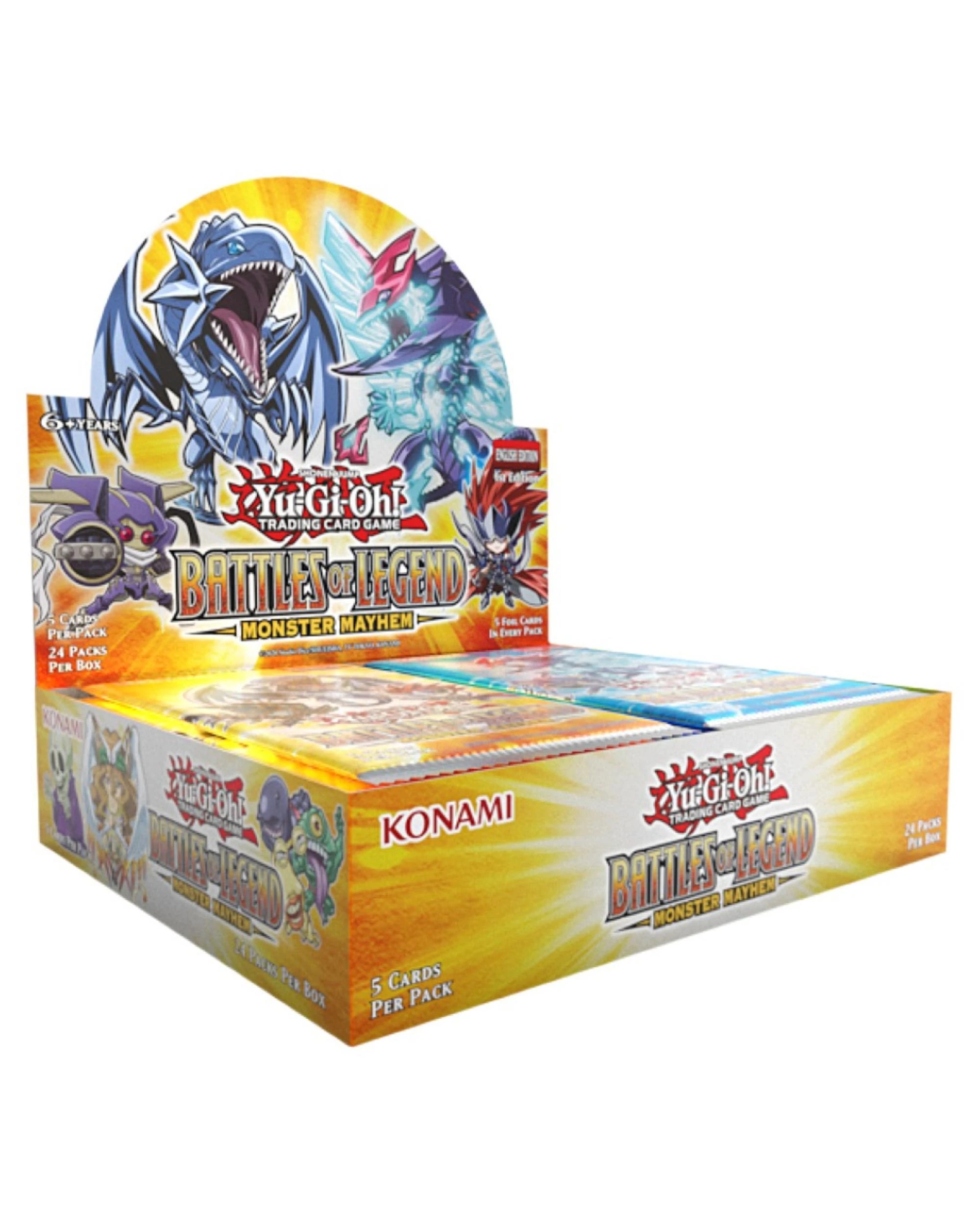 1 Yu-Gi-Oh! Battles of Legend: Monster Mayhem Booster Box, 1 of 2