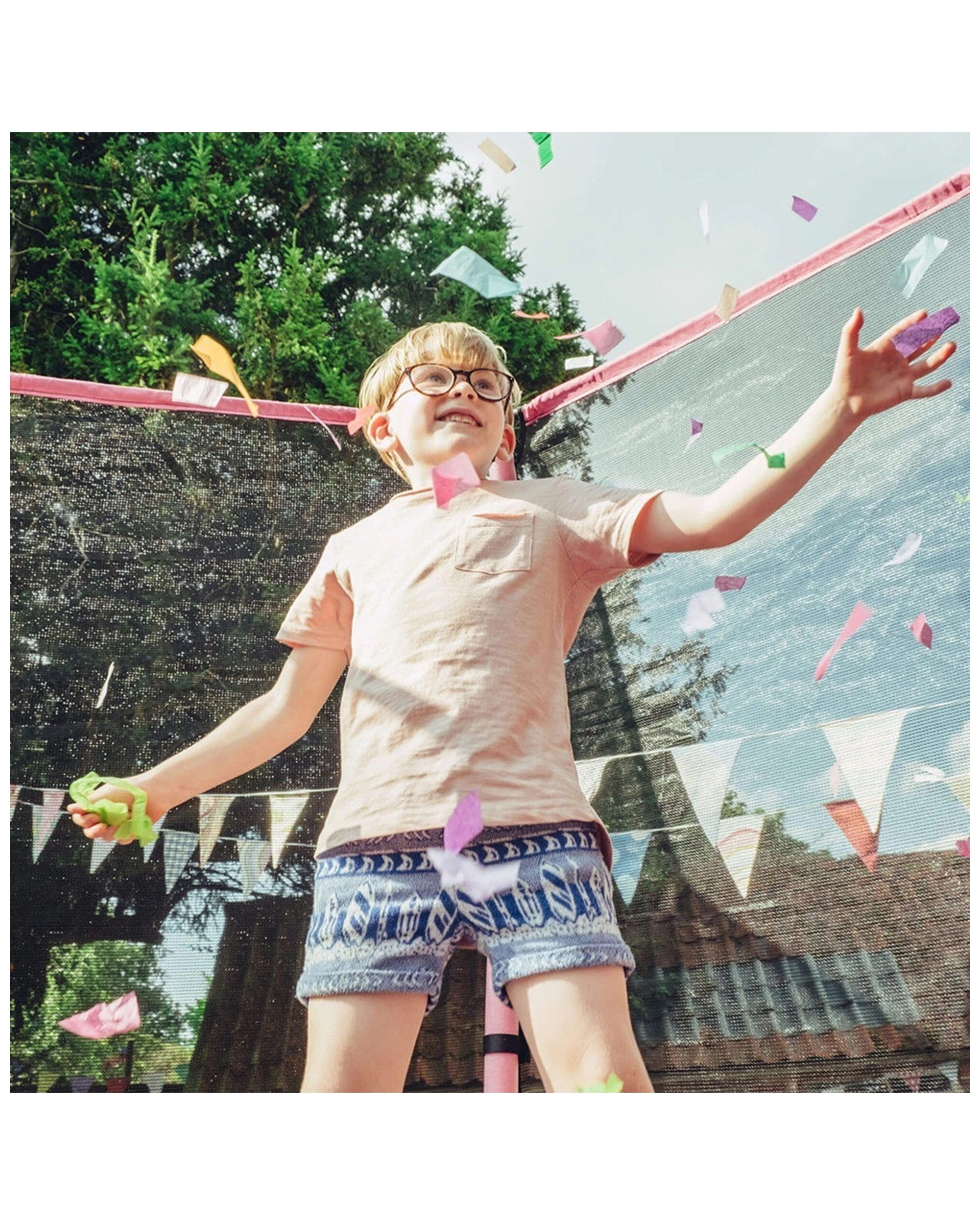 2 Plum Play Au 7ft Junior Trampoline Spring Safe With Enclosure For Kids - Pink, 2 of 4