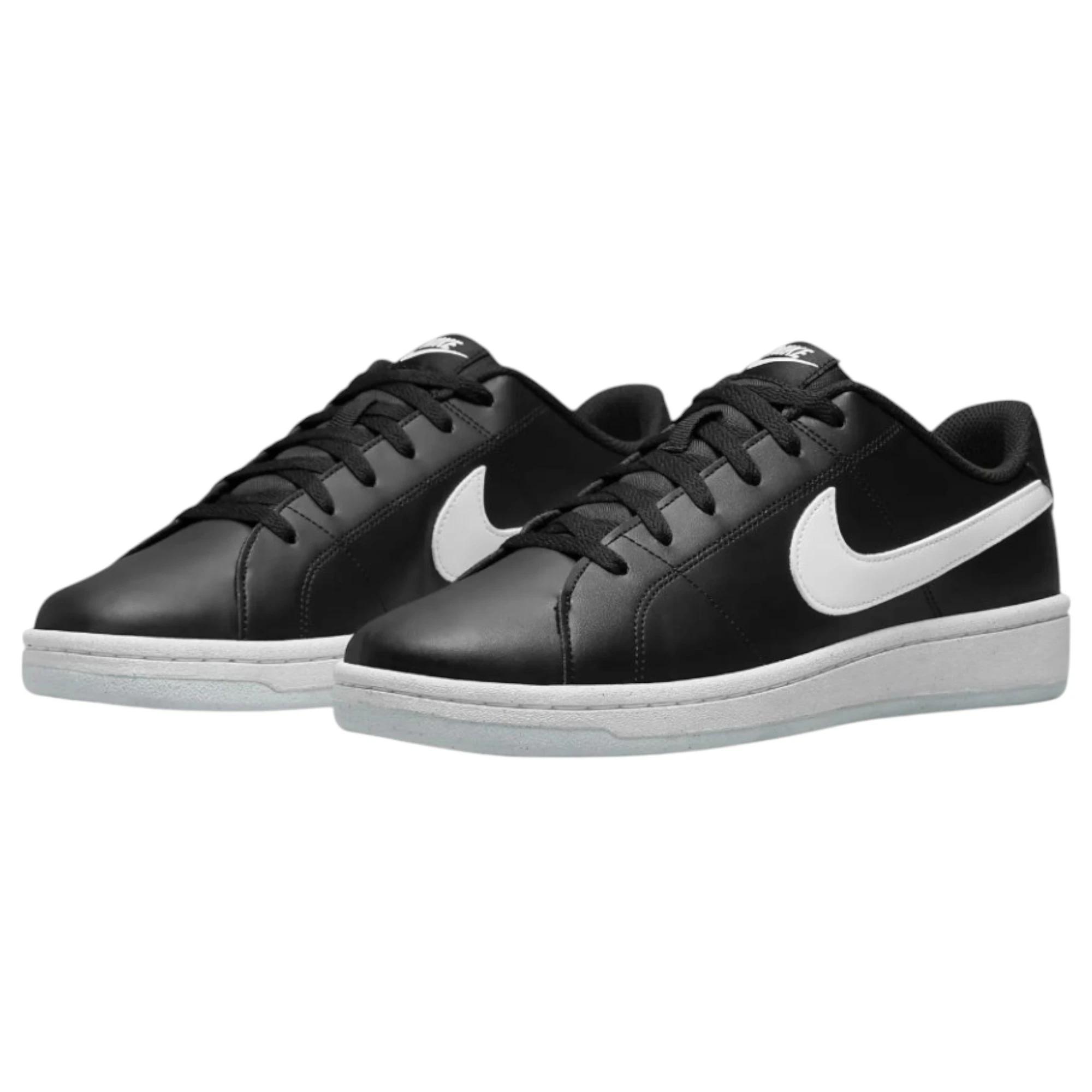 1 Nike Mens Court Royale 2 Next Nature Athletic Shoes BLACK/WHITE, 1 of 7