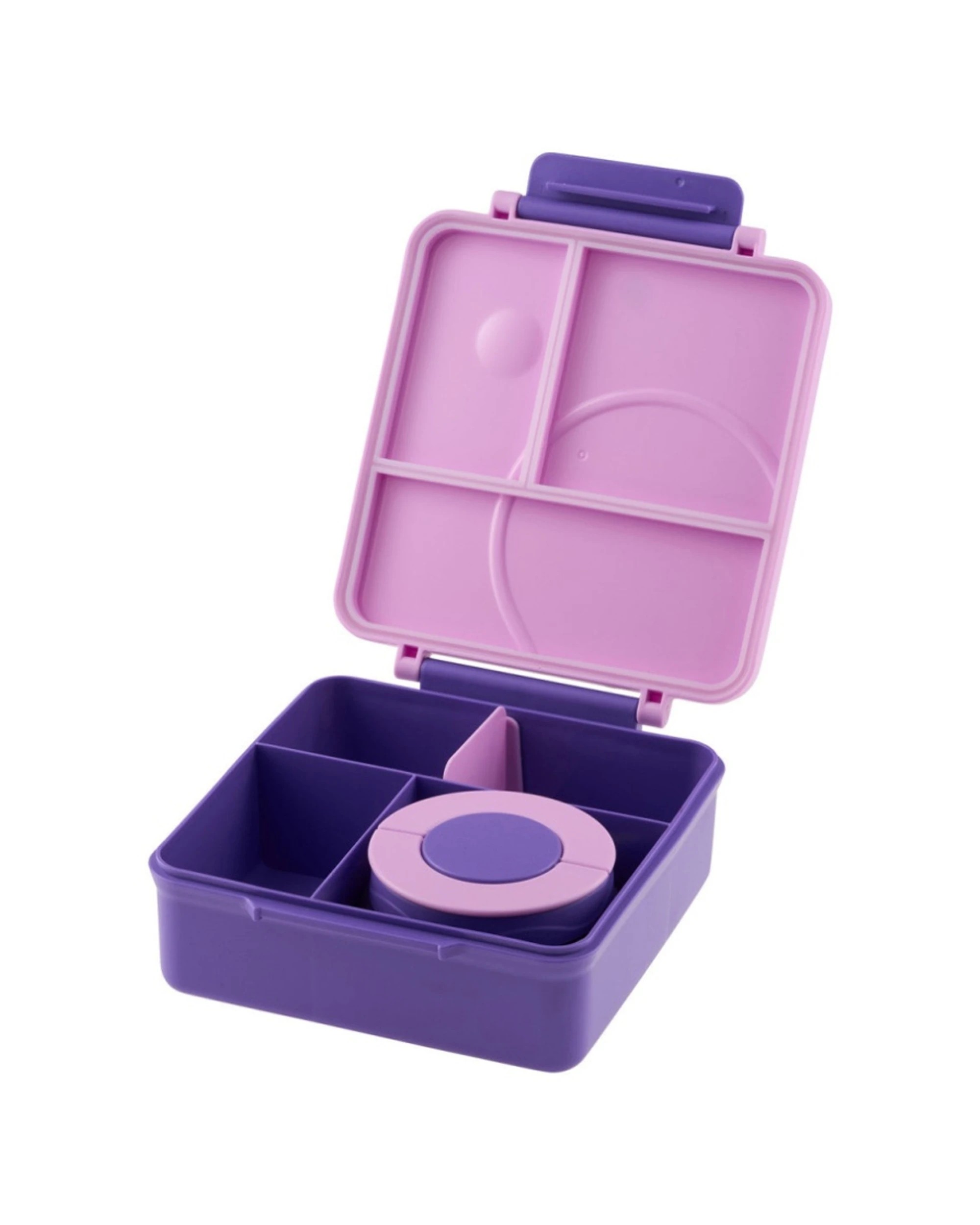 3 Avanti YumYum Bento Lunch Box With Insulated Food Jar 3 Compartments Violet - Purple, 3 of 6