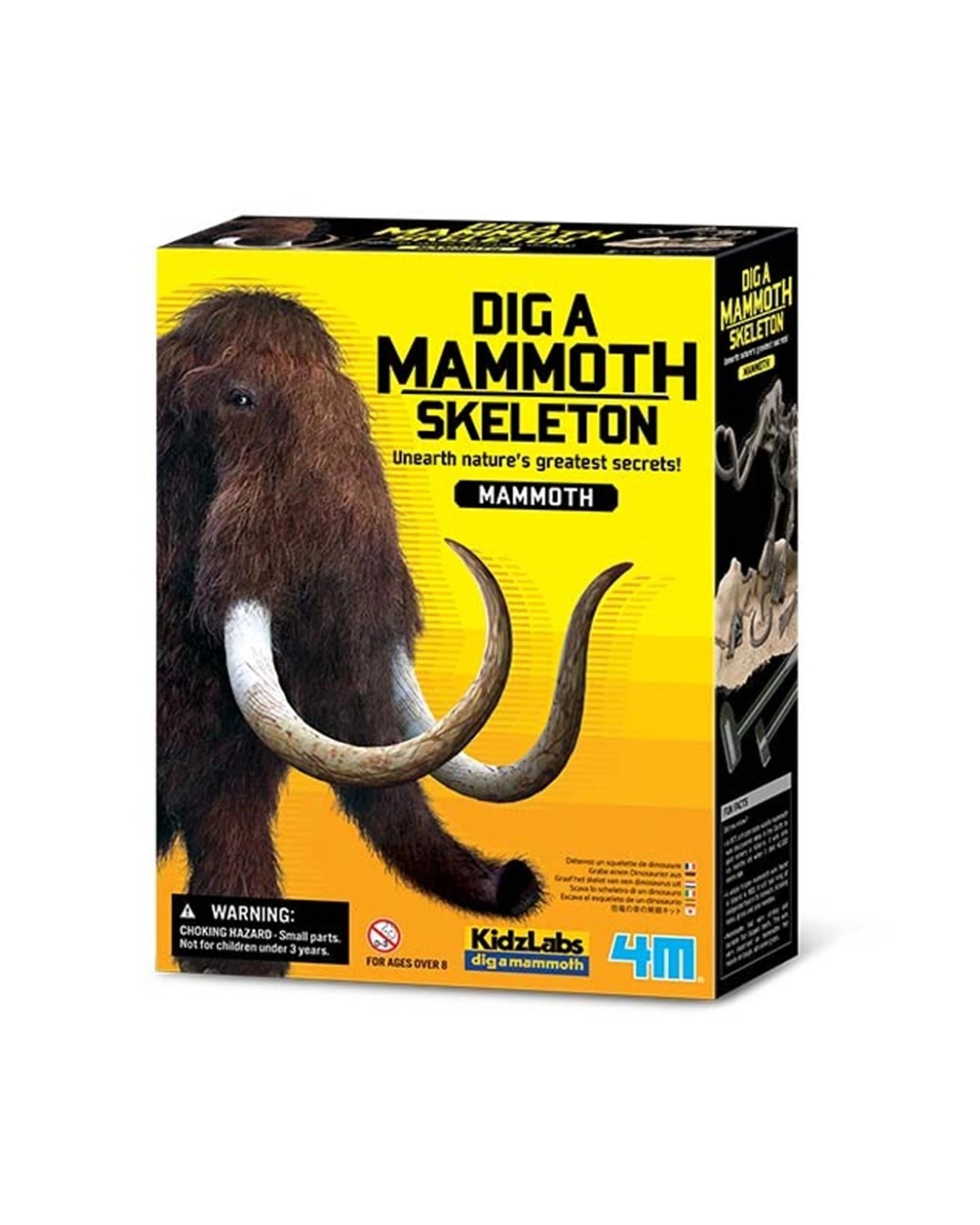 1 4M KidzLabs Dig A Dinosaur Mammoth Assemble Hidden Bones Kids Learning Toy, 1 of 3