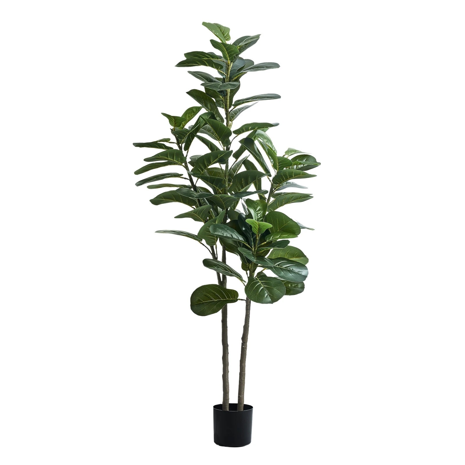 1 Livsip 150cm Artificial Fiddle Leaf Fig Tree - Green, 1 of 10