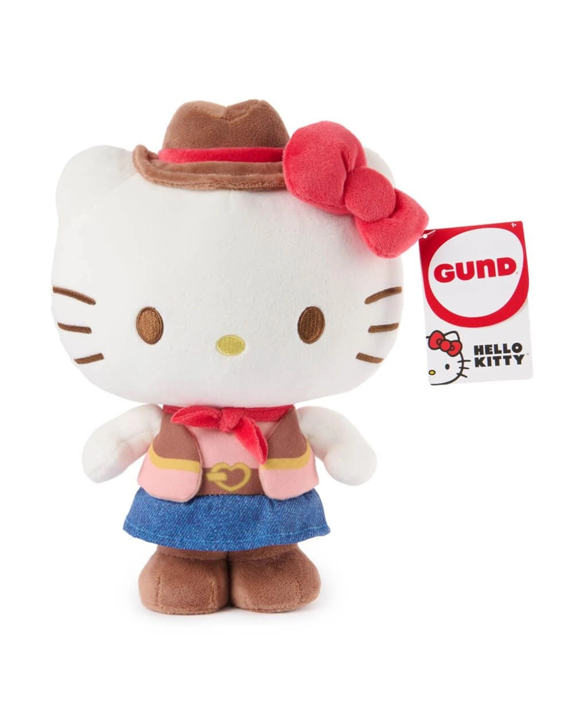 1 Hello Kitty and Friends Hello Kitty Rodeo Large 26cm Plush, 1 of 7