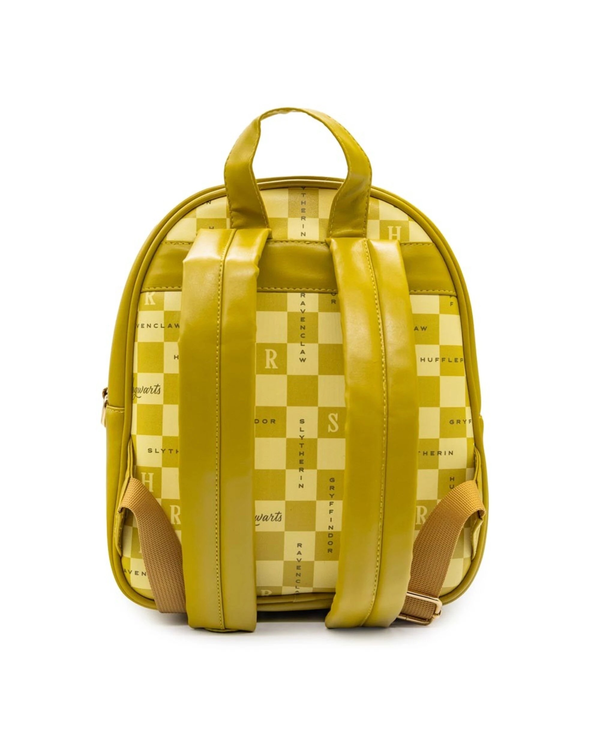 3 Harry Potter - Checkered Hufflepuff Mini Backpack, 3 of 5