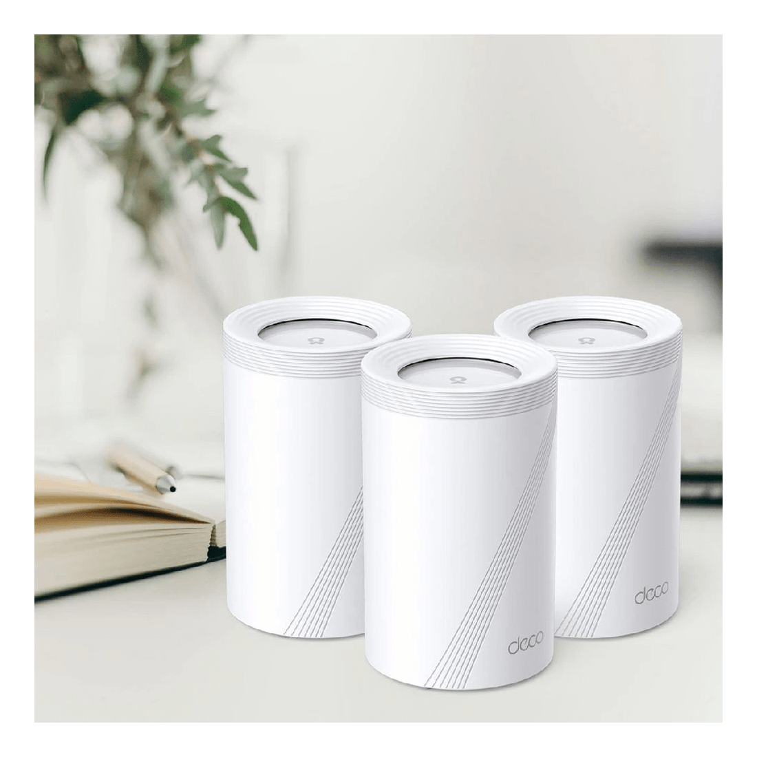 3 TP-Link Deco BE11000 Whole Home Mesh WiFi 7 System 3 Pack, 3 of 4