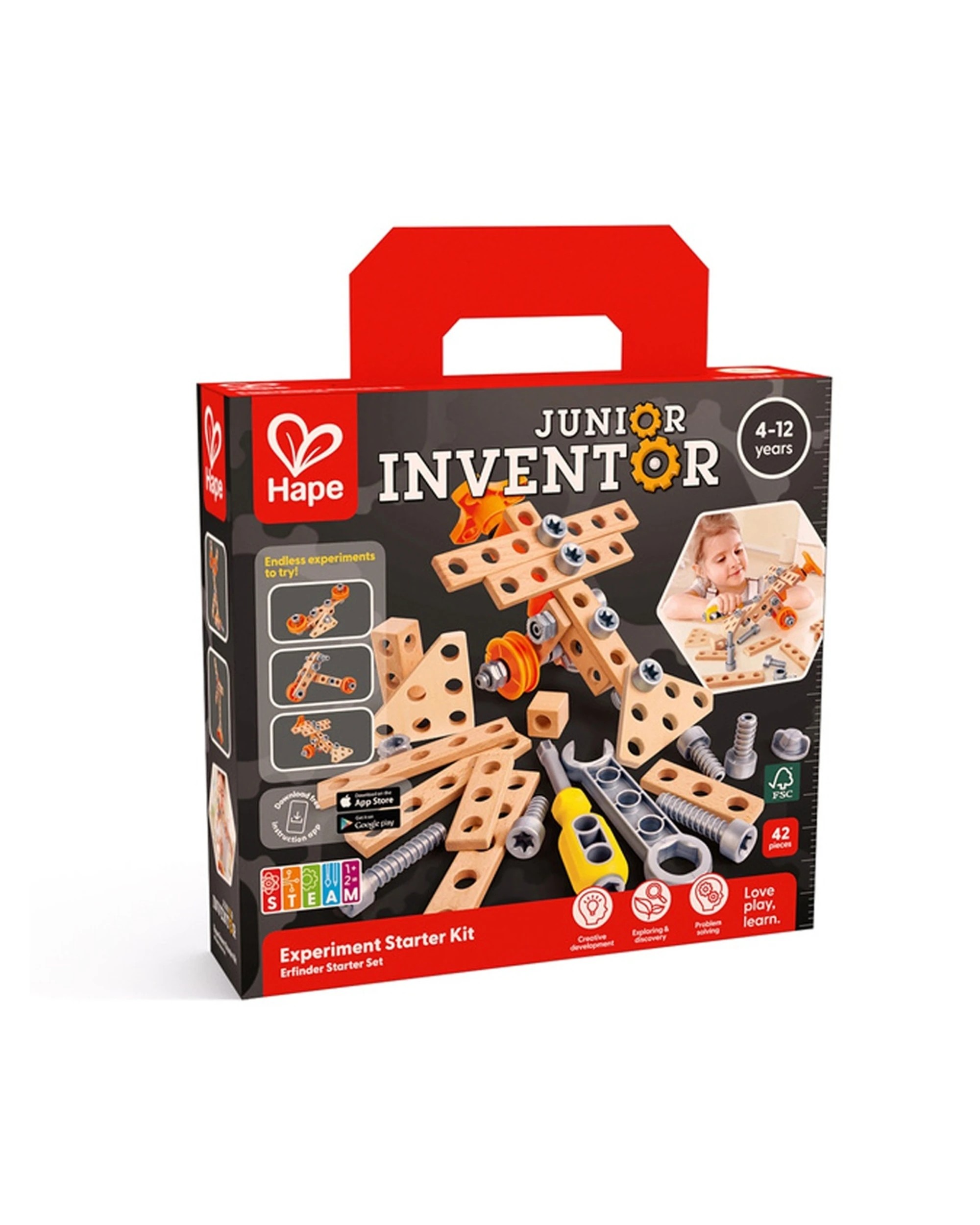 1 Hape Experiment Starter Kit With Tools & Projects Educational Kids - Multi, 1 of 4