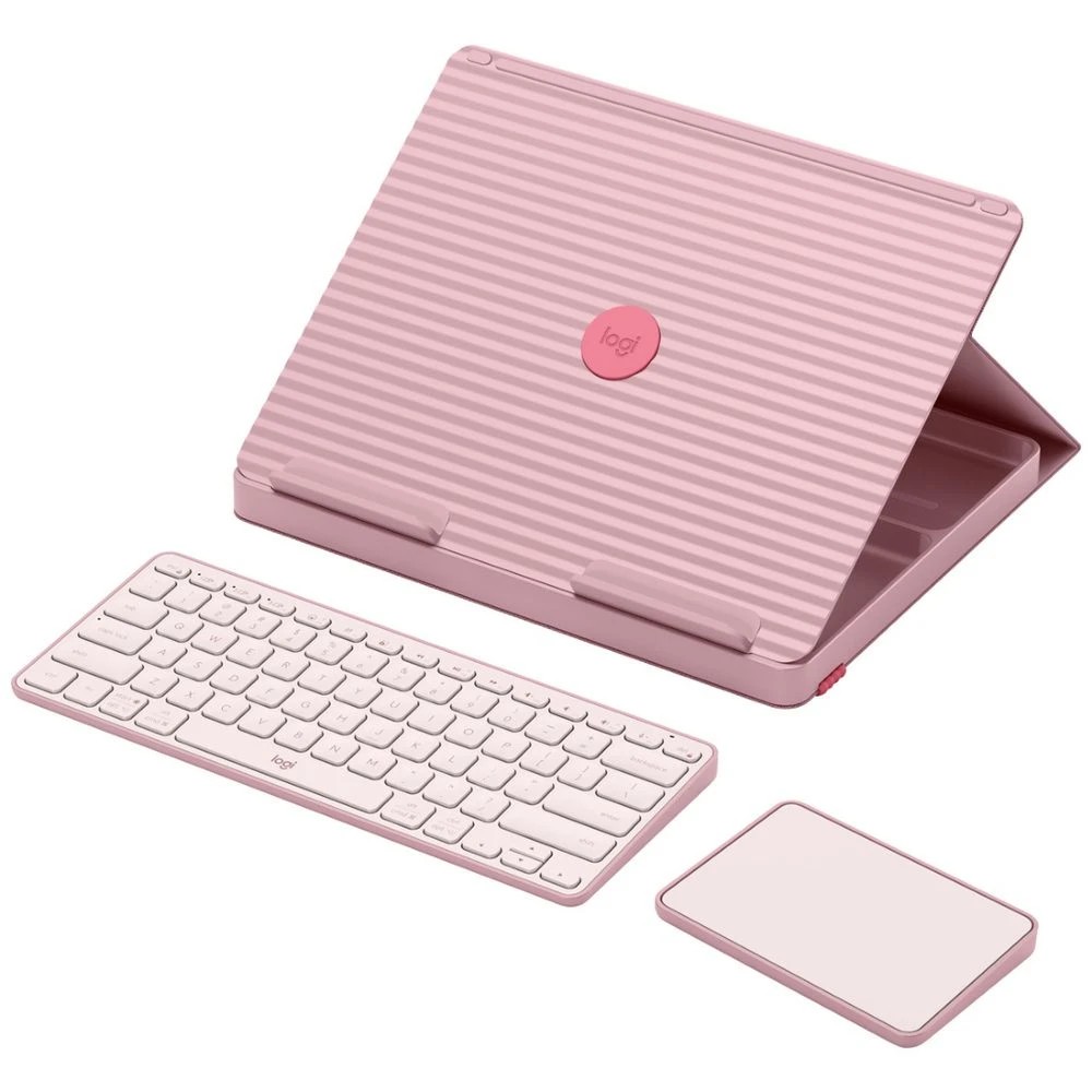 1 Logitech Casa Pop-Up Desk Bohemian Blush, 1 of 10