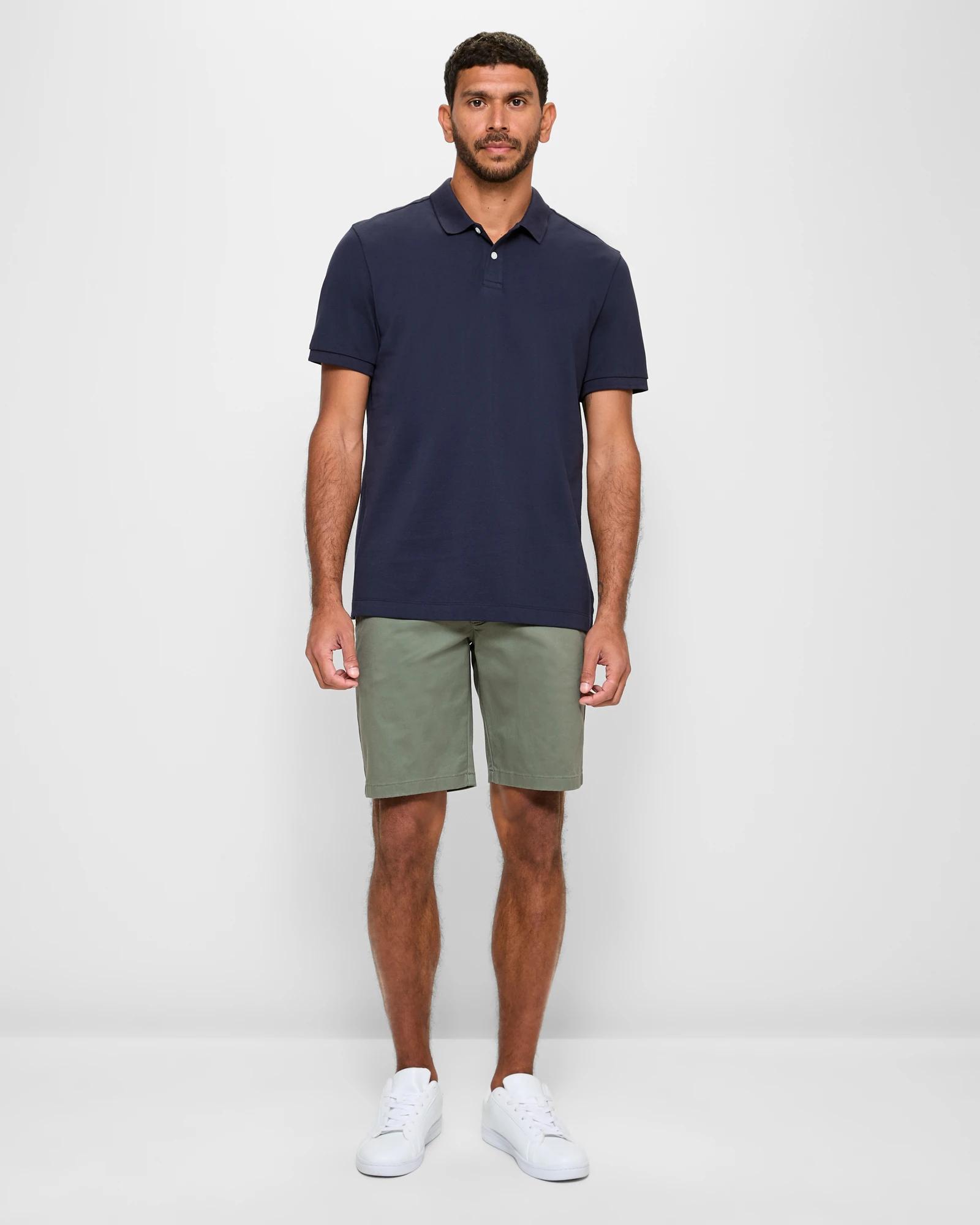 2 Target Australian Cotton Regular Stretch Chino Shorts KHAKI, 2 of 5