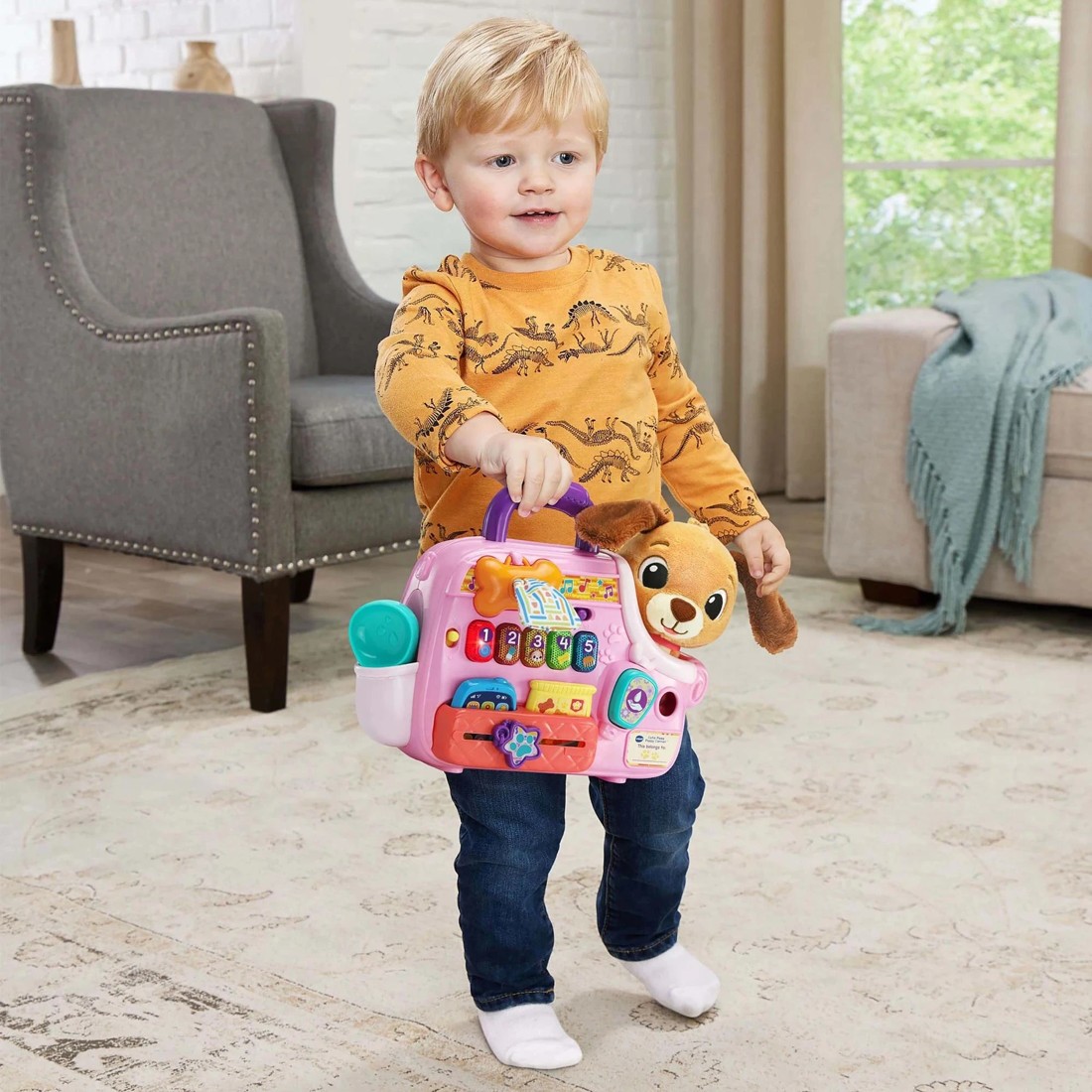 5 VTech Cutie Puppy Carrier - Pink, 5 of 5