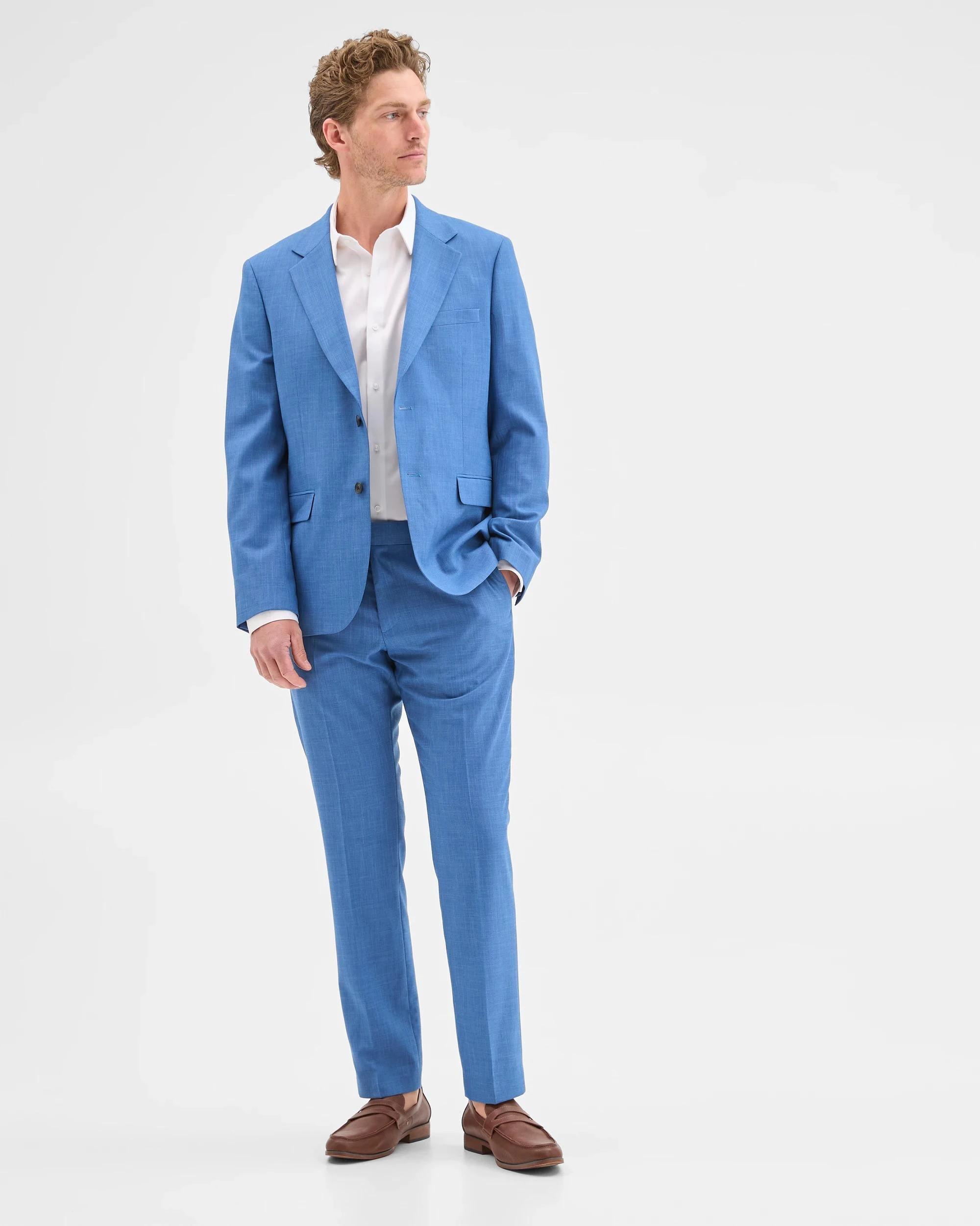 2 Tailored Fit Suit Jacket - Preview BLUE, 2 of 8