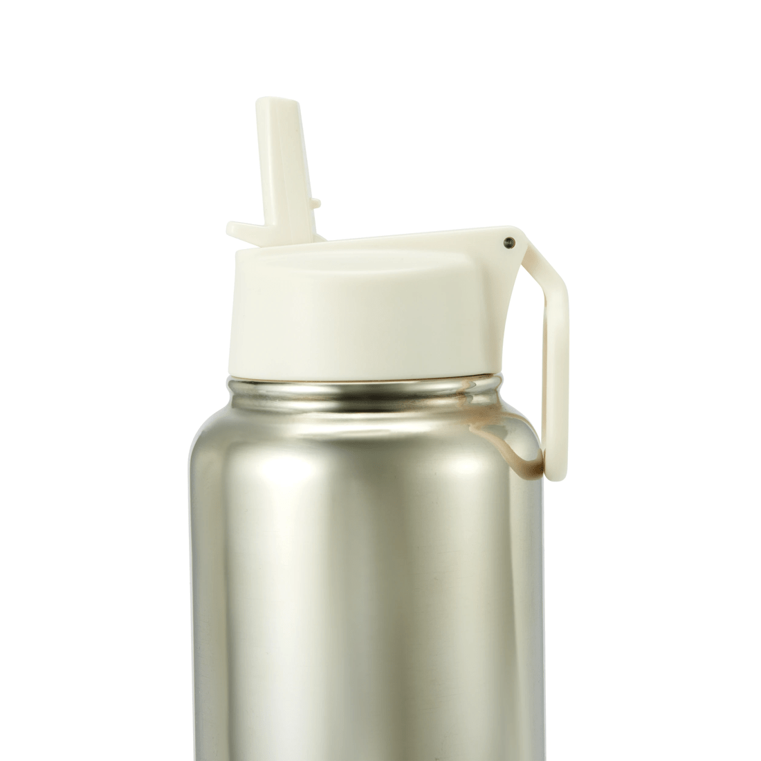 2 960ml Chrome Double Wall Insulated Cylinder Drink Bottle, 2 of 6