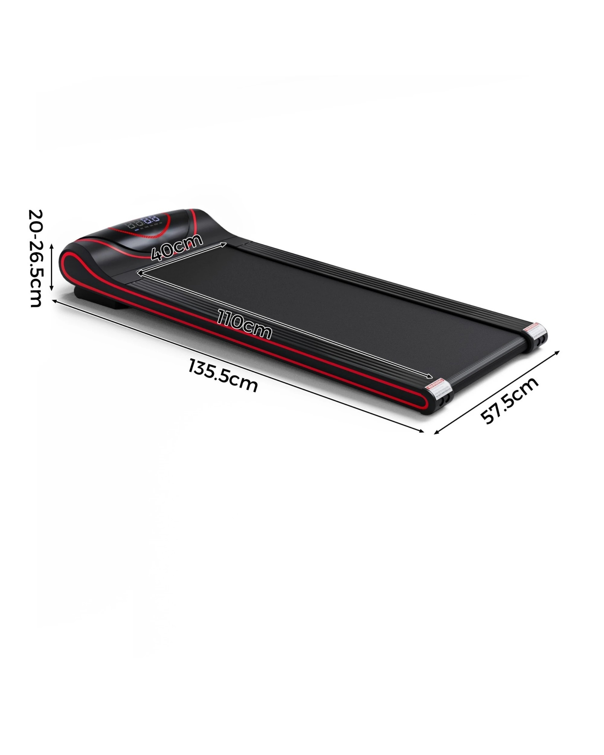 7 Advwin Electric Incline Walking Pad Treadmill - Black, 7 of 7