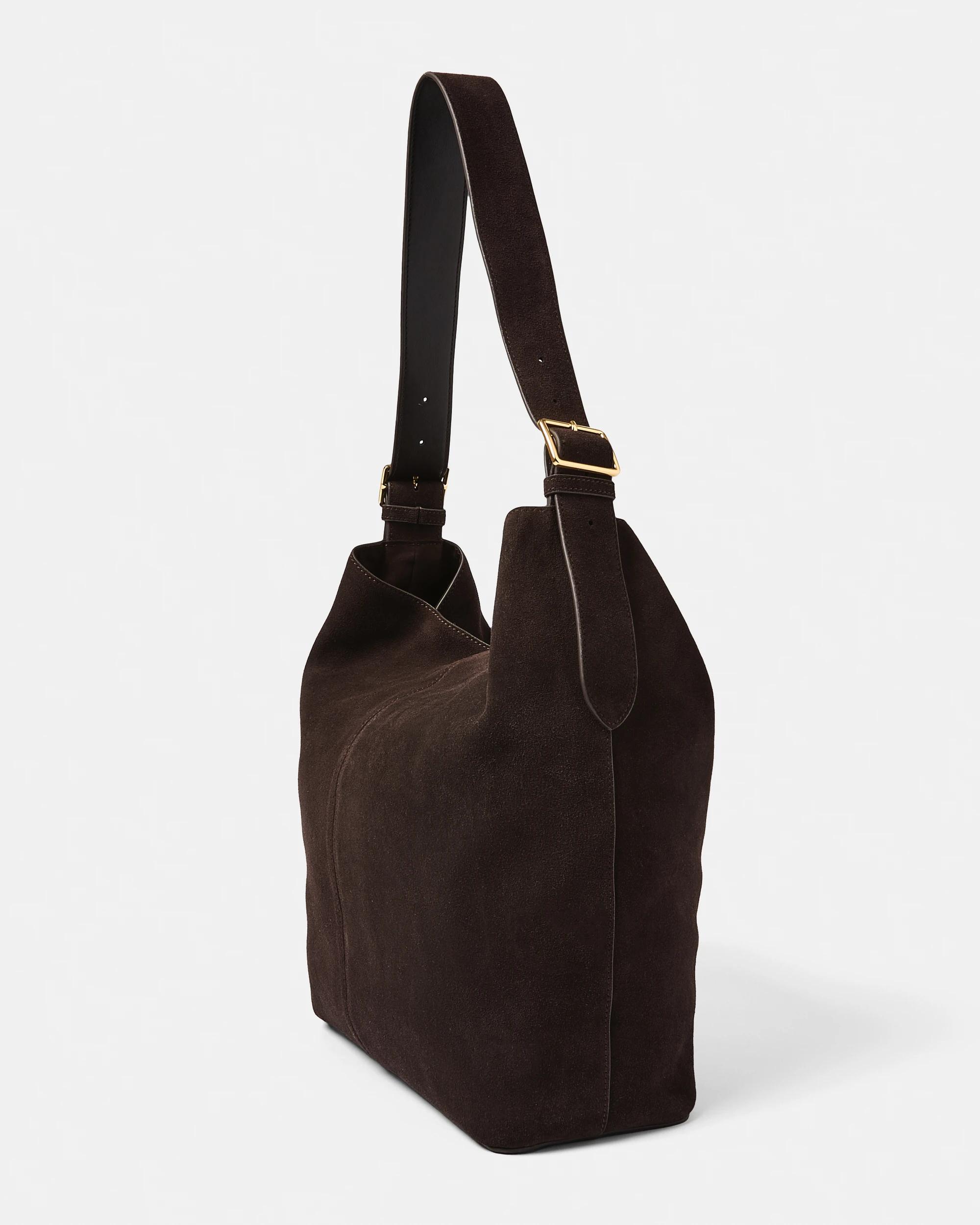 2 Leather Tote Bag Deep Fudge, 2 of 5