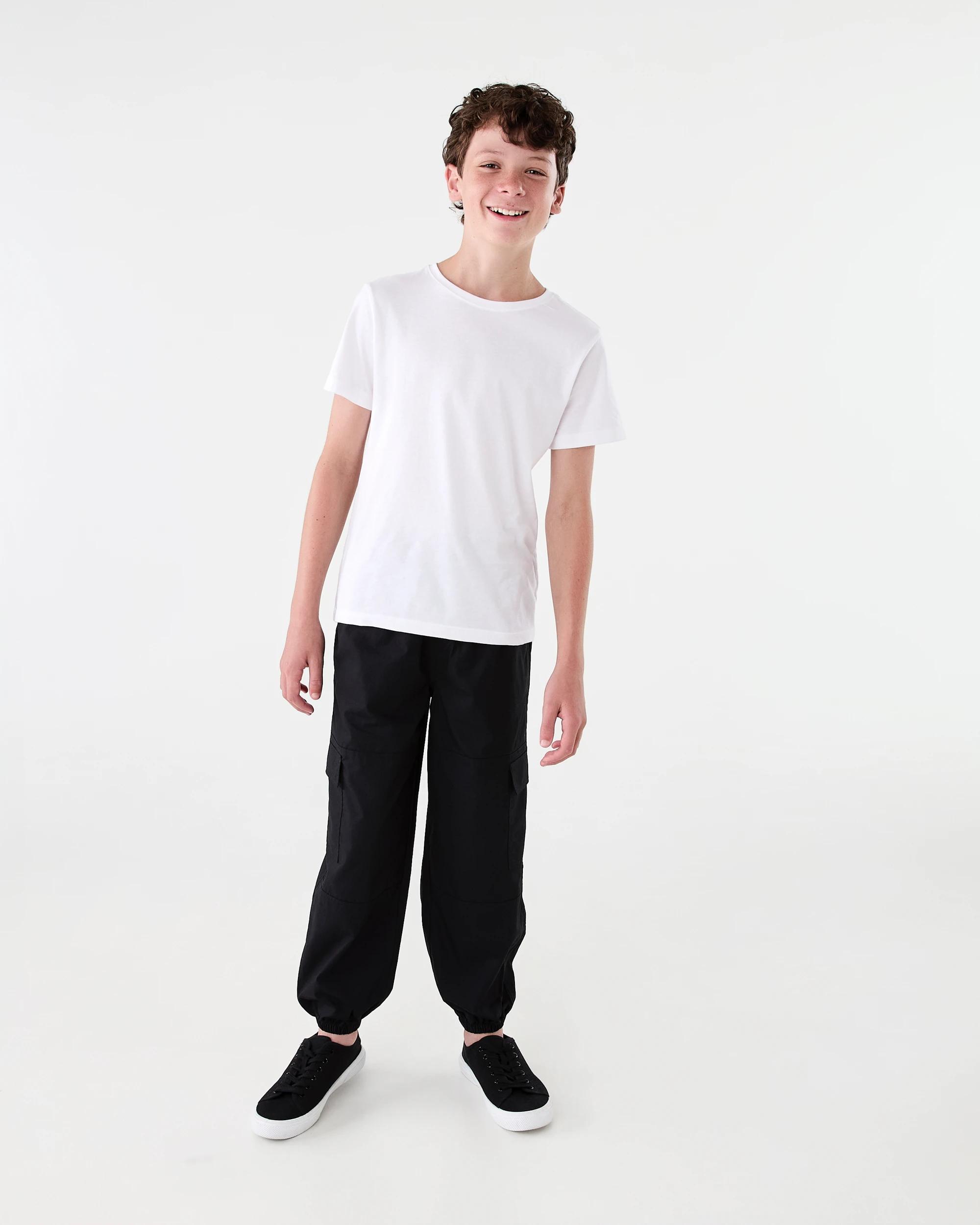 6 Parachute Jogger Pants Black, 6 of 7