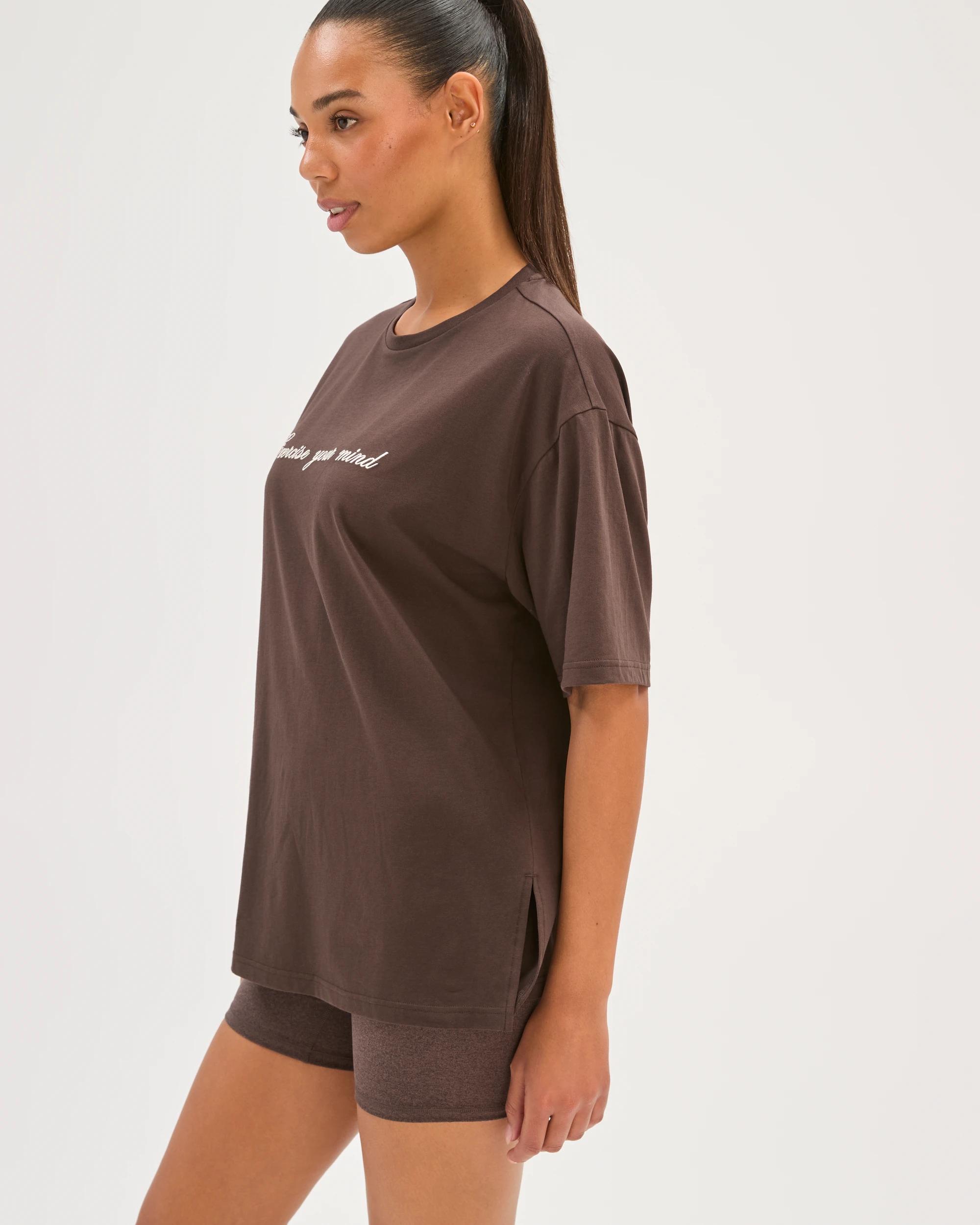 7 Target Active Australian Cotton Blend Oversized Graphic T-Shirt COCOA/EXERCISE, 7 of 7