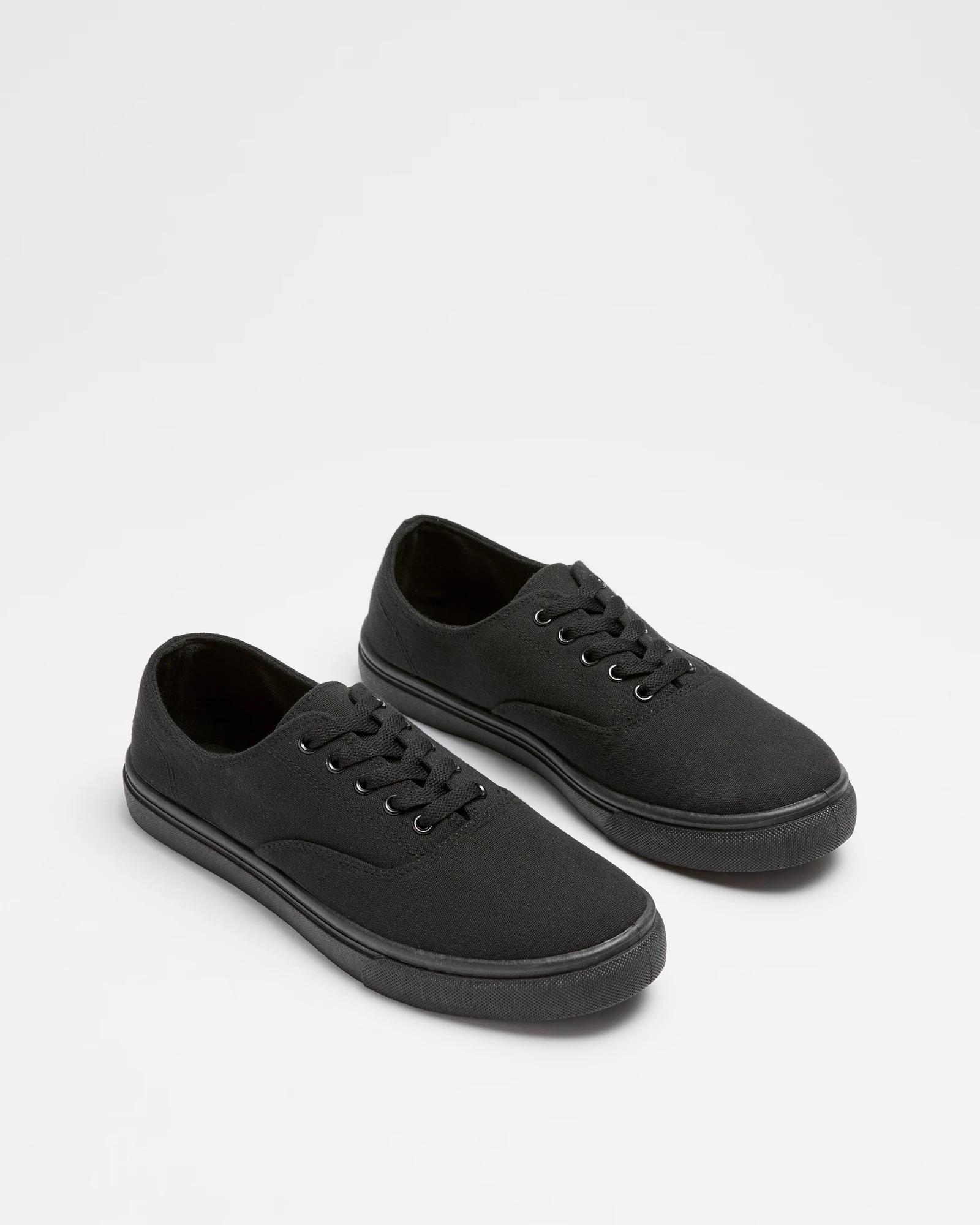 3 Target Mens Laceup Canvas Sneaker - Jared BLACK, 3 of 3