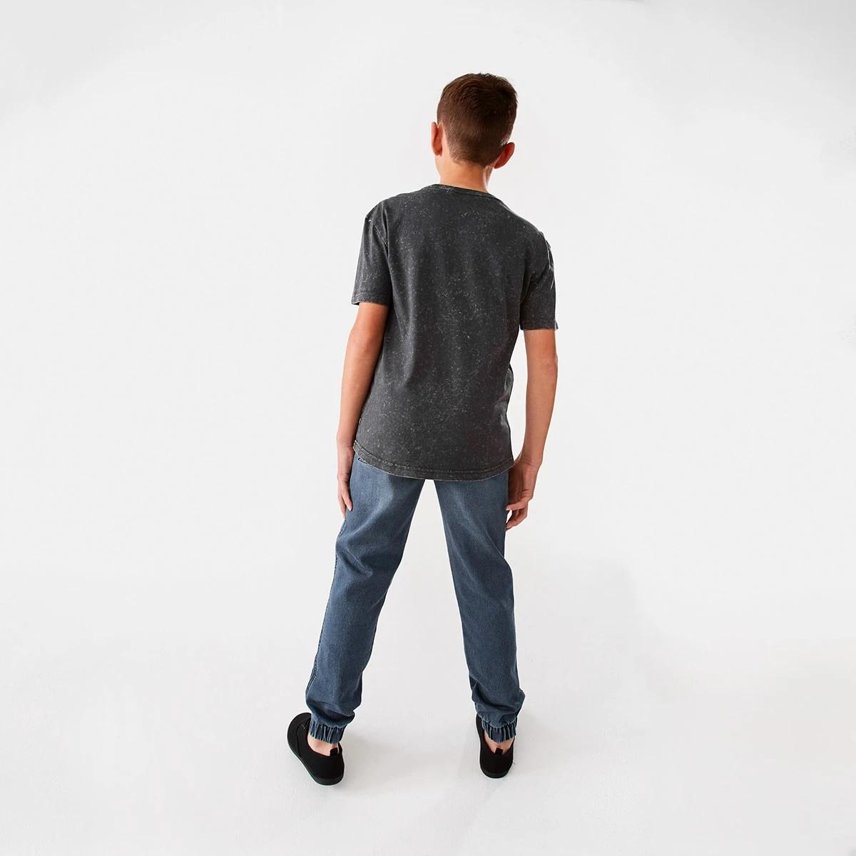 7 Short Sleeve Acid Wash Print T-shirt Wash Ash, 7 of 9