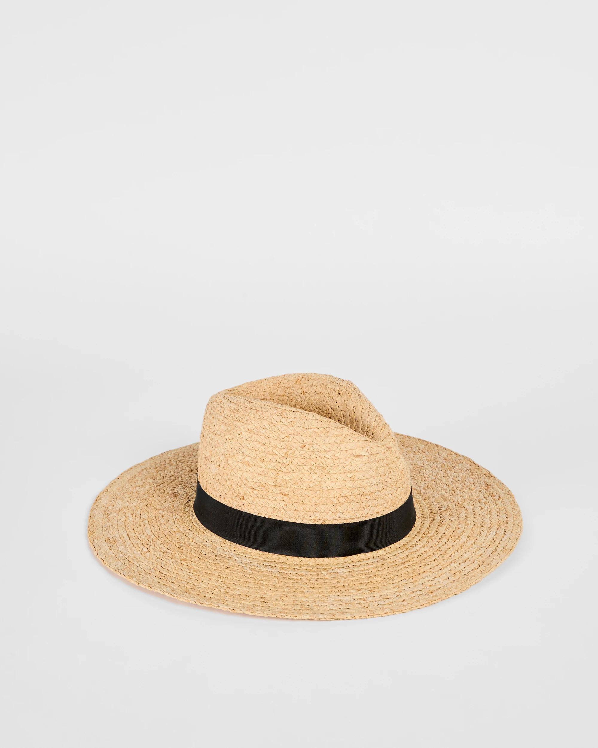 1 Target Raffia Braided Panama Hat NATURAL, 1 of 2