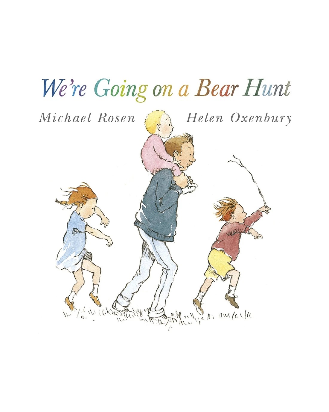1 We're Going On a Bear Hunt by Michael Rosen And Helen Oxenbury - Book, 1 of 5