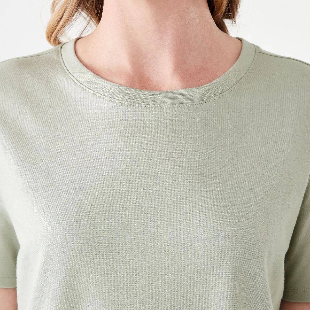 5 Short Sleeve Australian Cotton T-shirt MINERAL GRAY, 5 of 5