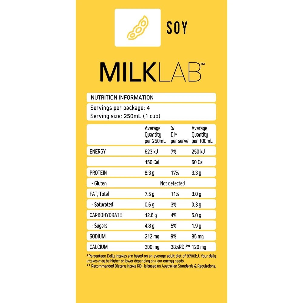3 MilkLab Soy Milk 1L 8 Pack, 3 of 3