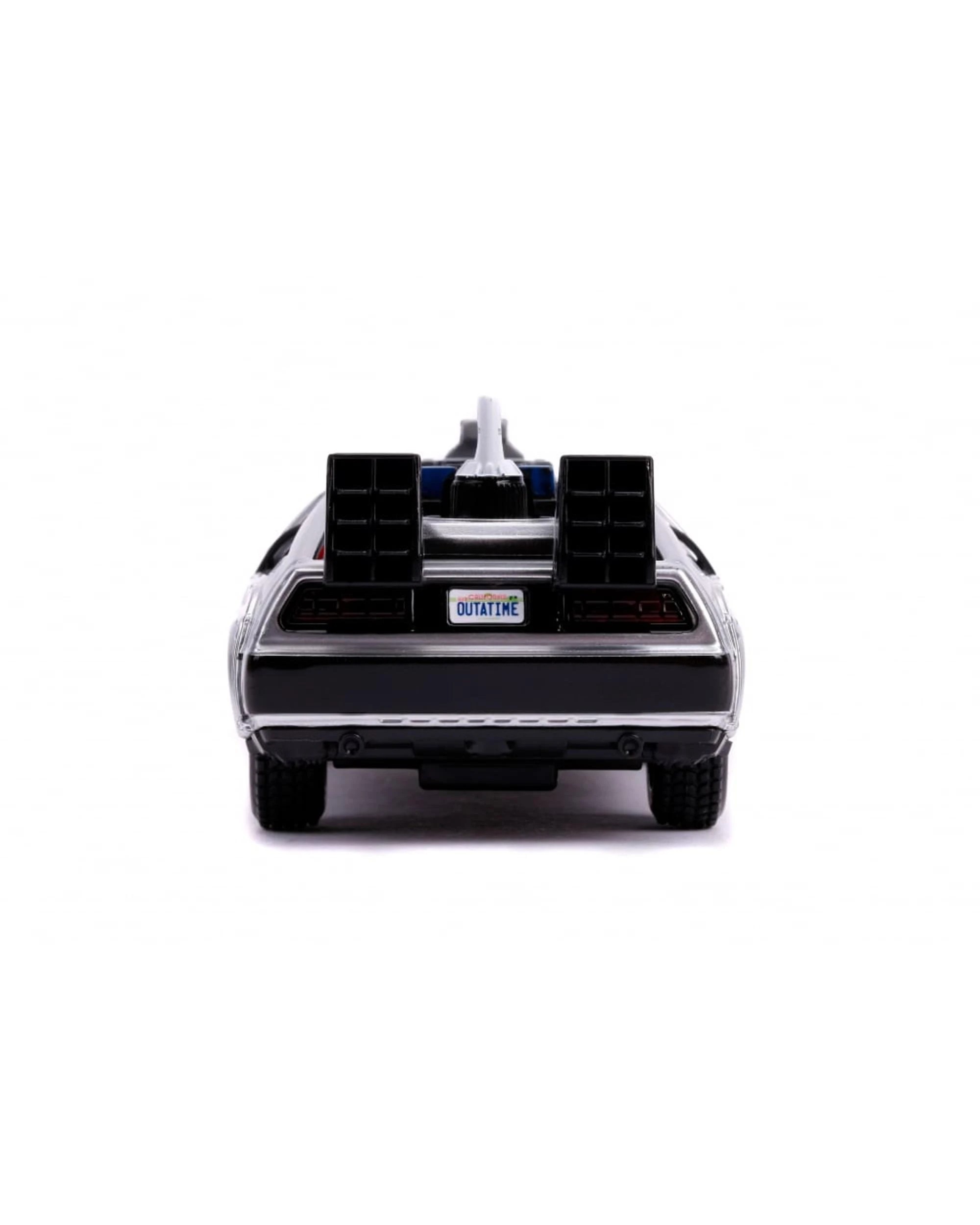 2 Back to the Future 2 DeLorean Time Machine 1:32 Scale Model Car, 2 of 2