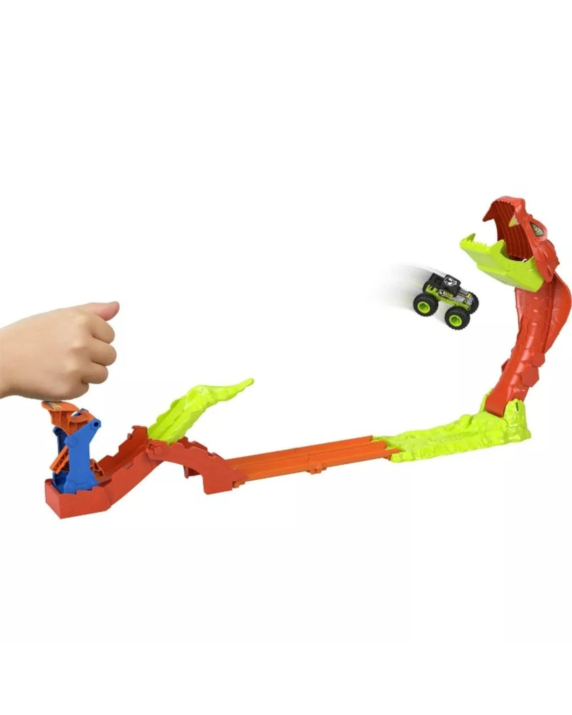3 Hot Wheels Monster Trucks Snake Slam Takedown Playset, 3 of 6