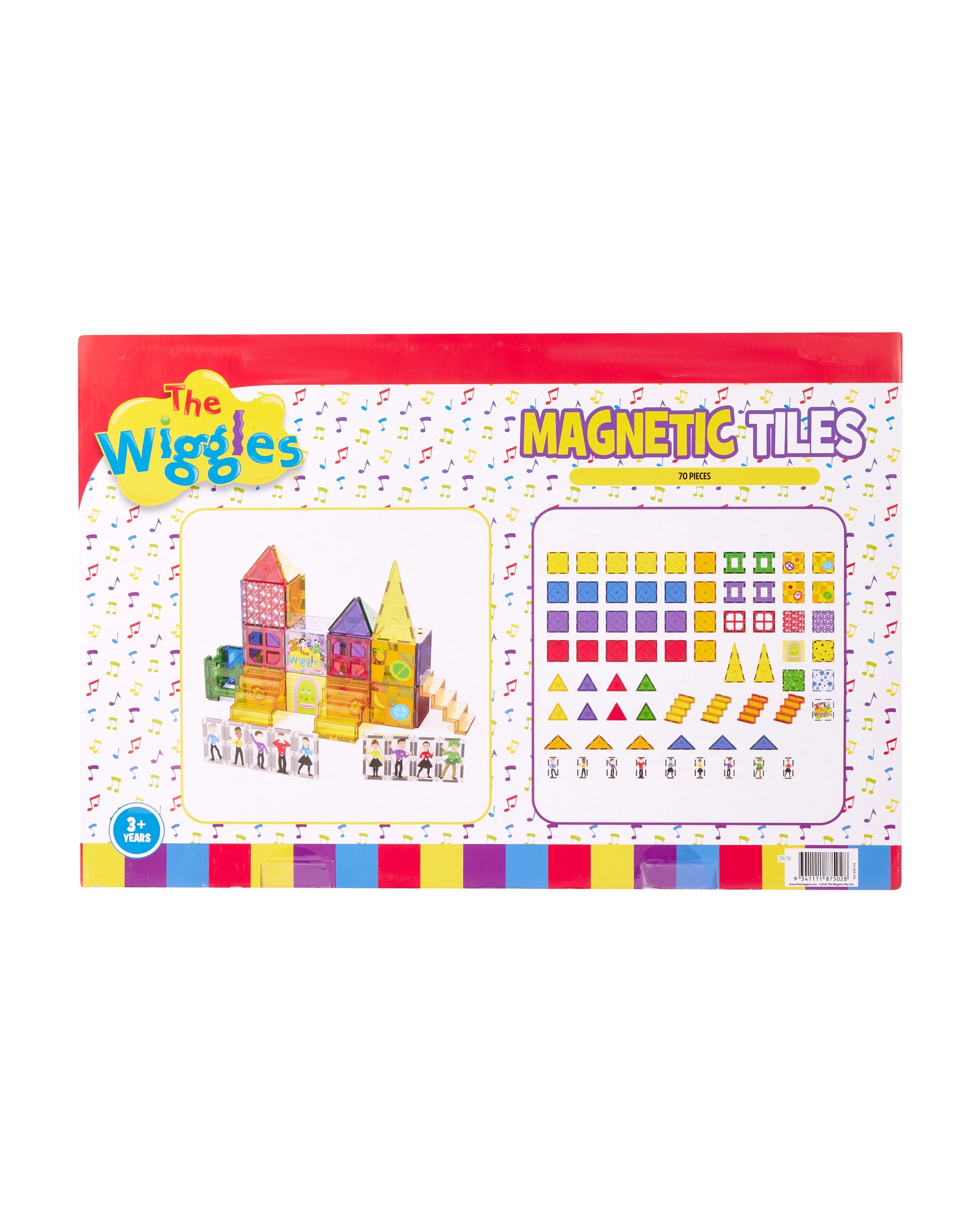 7 70 Piece The Wiggles Magnetic Tiles, 7 of 7