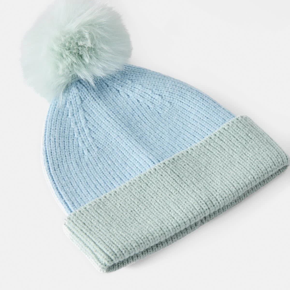 3 Colour Block Beanie Cebu Blue, 3 of 3