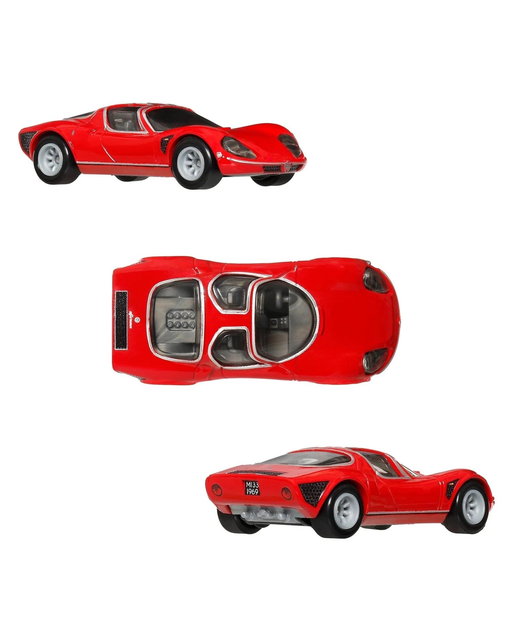 3 Hot Wheels Premium Car Culture Alfa Romeo 155 V6 TI and 1969 33 Stradale Diecast Vehicle 2 Pack - Multi, 3 of 3