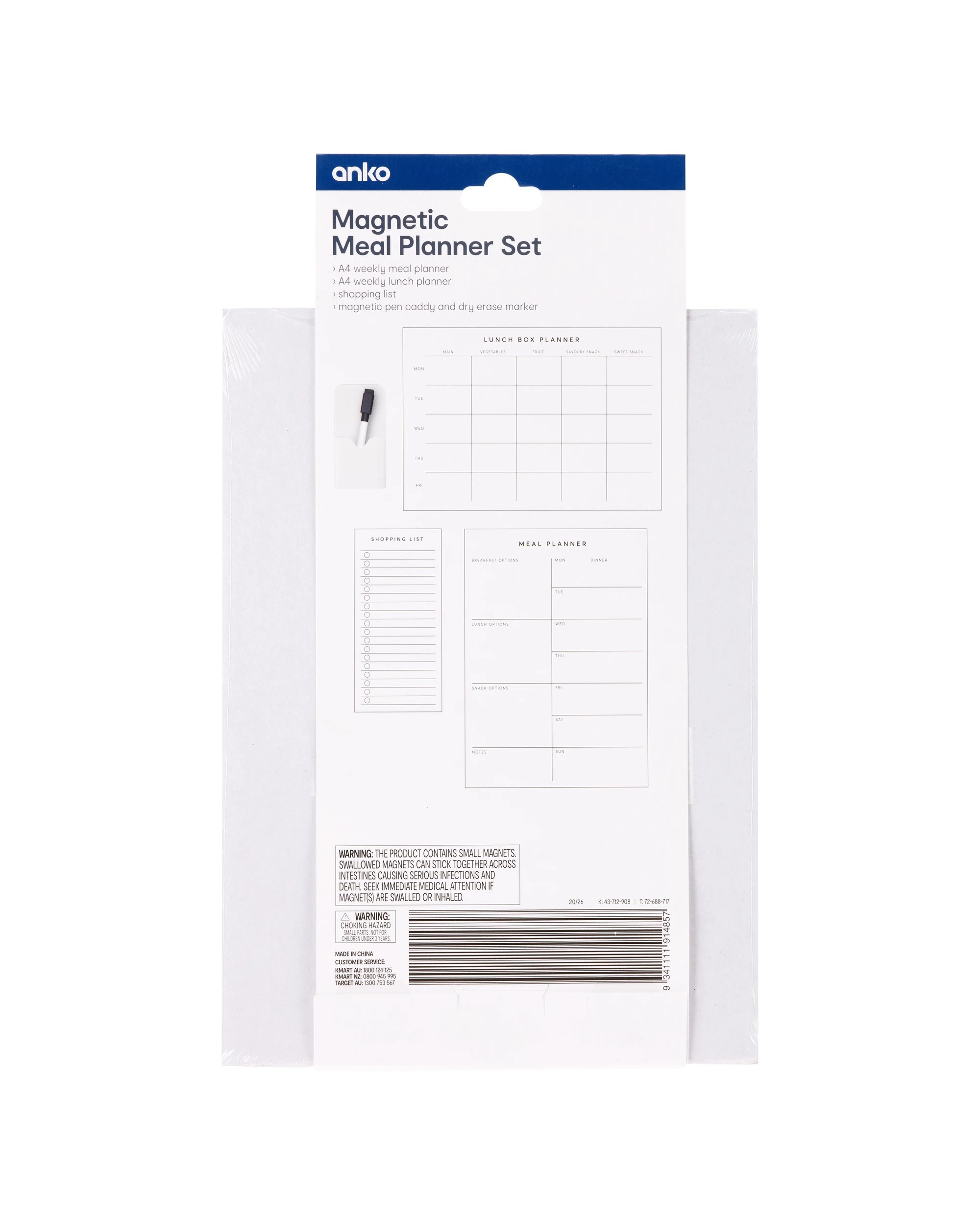 10 5 Pack Magnetic Meal Planner Set, 10 of 10