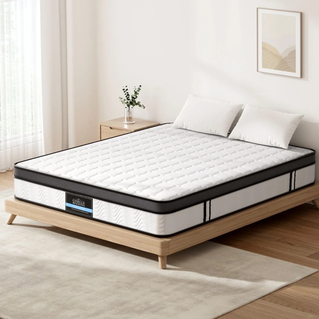 3 Giselle Mattress Cool Gel Foam 25cm Double - Double Bed - White, 3 of 4
