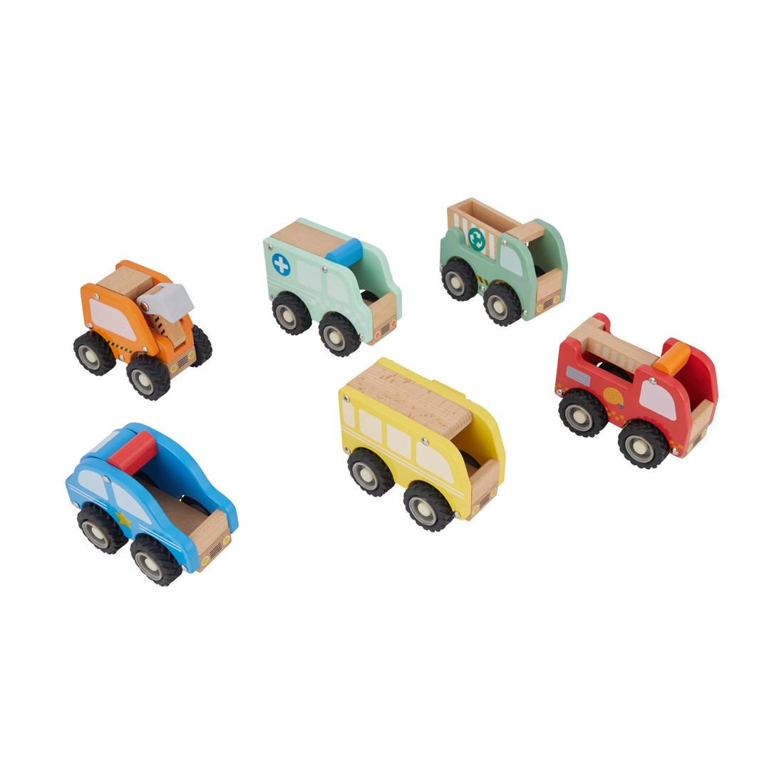 6 Wooden Vehicle Toy - Assorted, 6 of 7