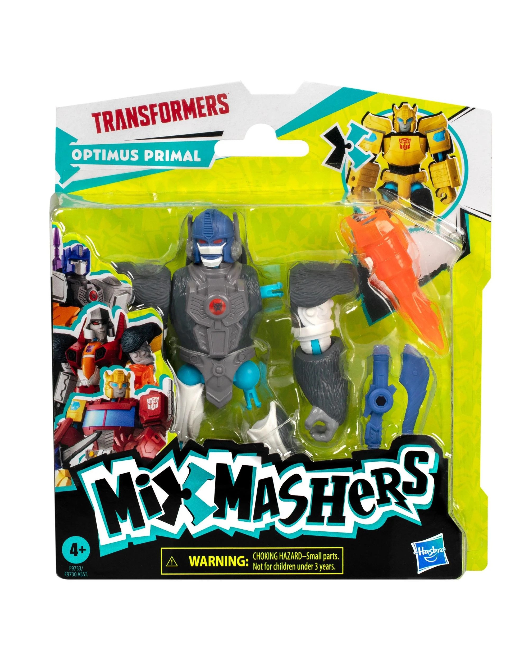 1 MixMashers Transformers Optimus Primal Action Figure, 1 of 4