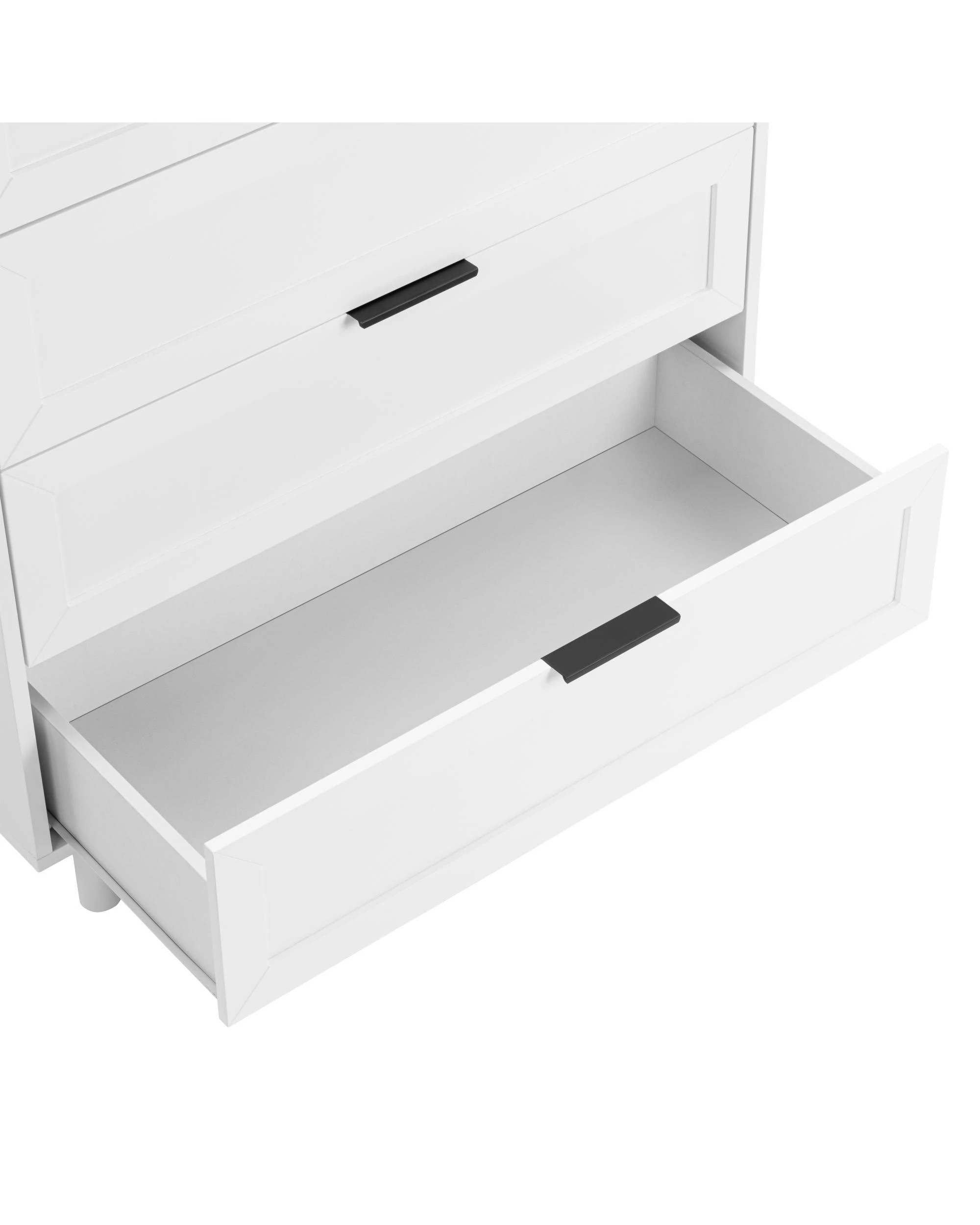 8 Kodu Tallboy Dresser Chest 5 Drawers - White, 8 of 10