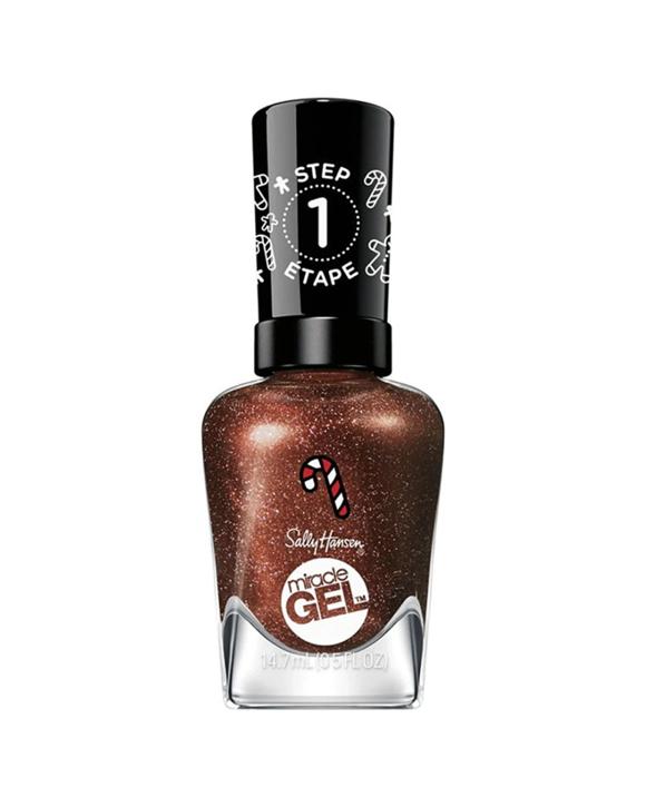 Sally Hansen Miracle Gel Nail Polish Dreams Crumb True Long-Wear Chip Resistant - Brown