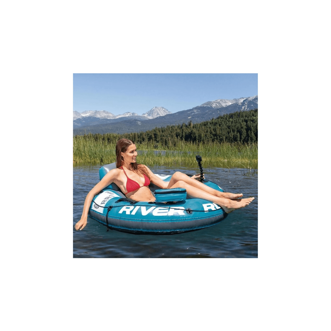 4 Intex River Run 1 Pro Inflatable Outdoor Water Tube Puncture Resistant - Multi, 4 of 9